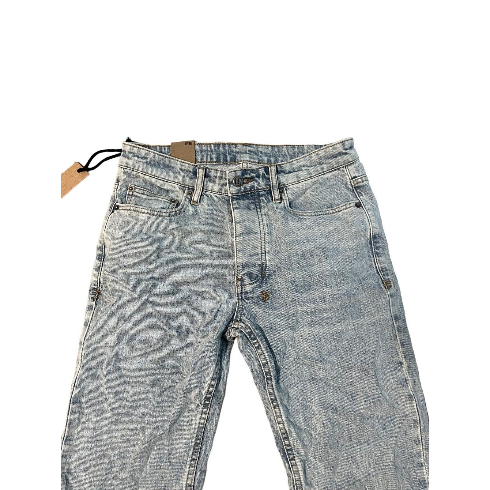 Ksubi Ksubi Jeans Mens Hazlow Straight Fit Blue Size 30/32 Size US 30 / EU 46 - 2 Thumbnail