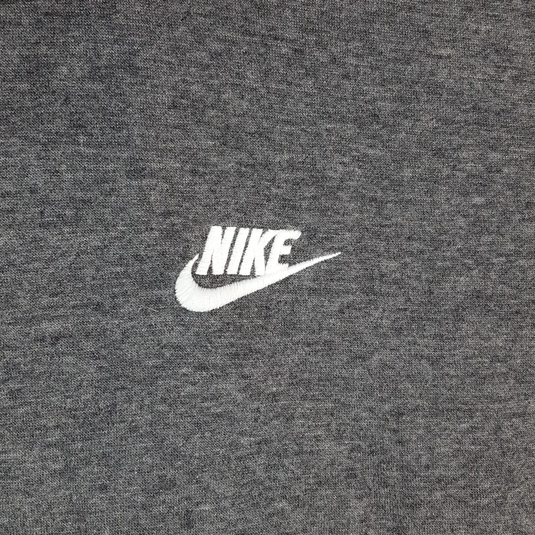 Nike VINTAGE Nike Hoodie Swoosh Pullover Big 2X Gray Crewneck Sweatshirt Men Pullover Hooded 90s Y2K College USA Sportswear Graphic Print Fleece Size US XXL / EU 58 / 5 - 3 Thumbnail