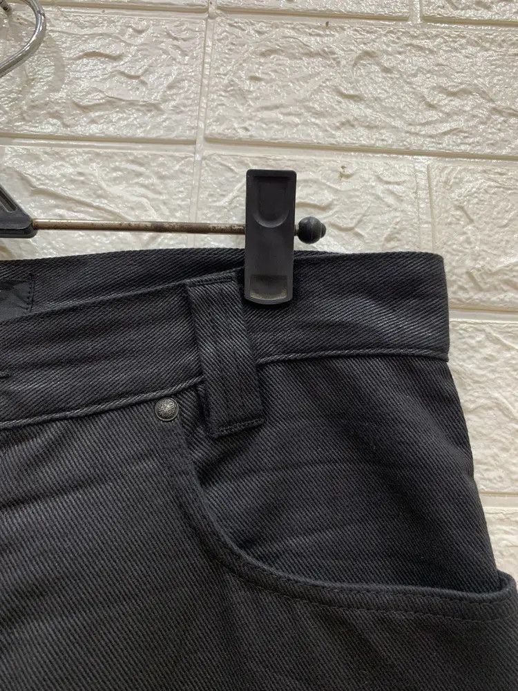 Versace Vintage Versace black wax denim pants Size US 31 - 11 Thumbnail