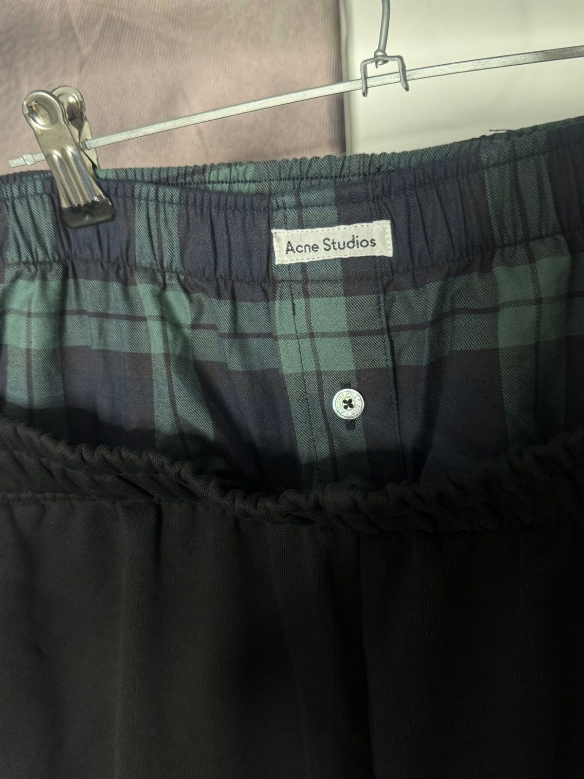 Acne Studios ✅ Acne Studios Double Waist Sweatpants Black Blue S Size US 32 / EU 48 - 4 Thumbnail