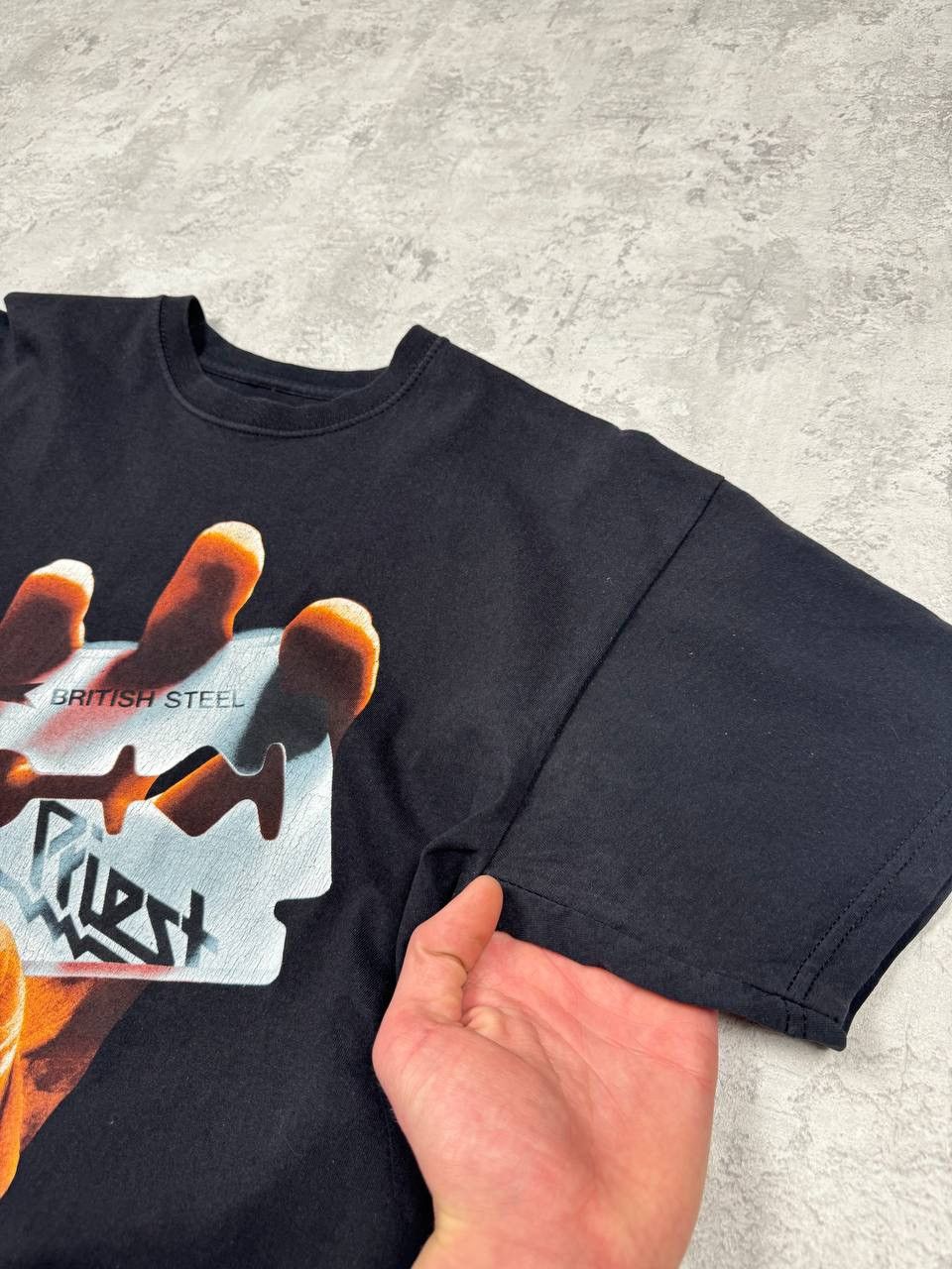 Band Tees Vintage Judas Priest British Steel Metal Band T Shirt Size L Size US L / EU 52-54 / 3 - 10 Thumbnail