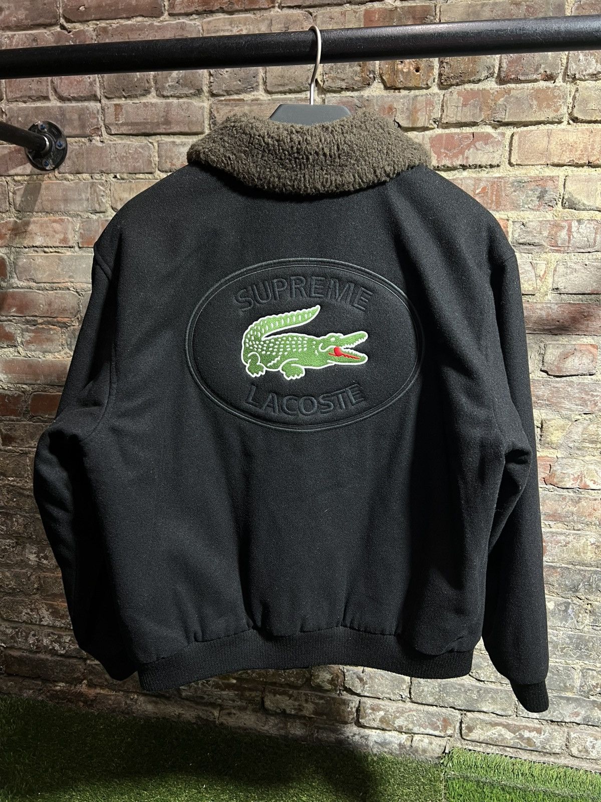 Lacoste × Supreme Supreme x Lacoste Wool Bomber Size US M / EU 48-50 / 2 - 2 Thumbnail