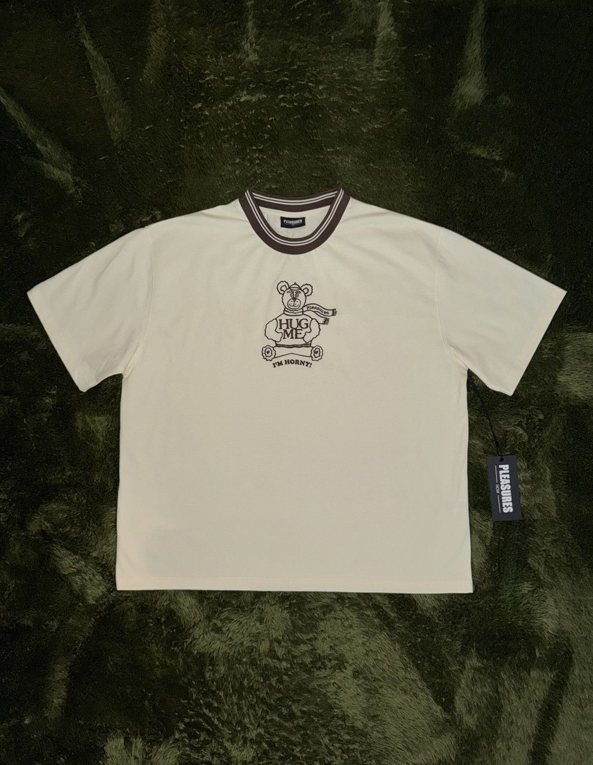 Pleasures [XL] Pleasures hug me bear embroidery relaxed fit T-shirts Size US XL / EU 56 / 4 - 1 Thumbnail