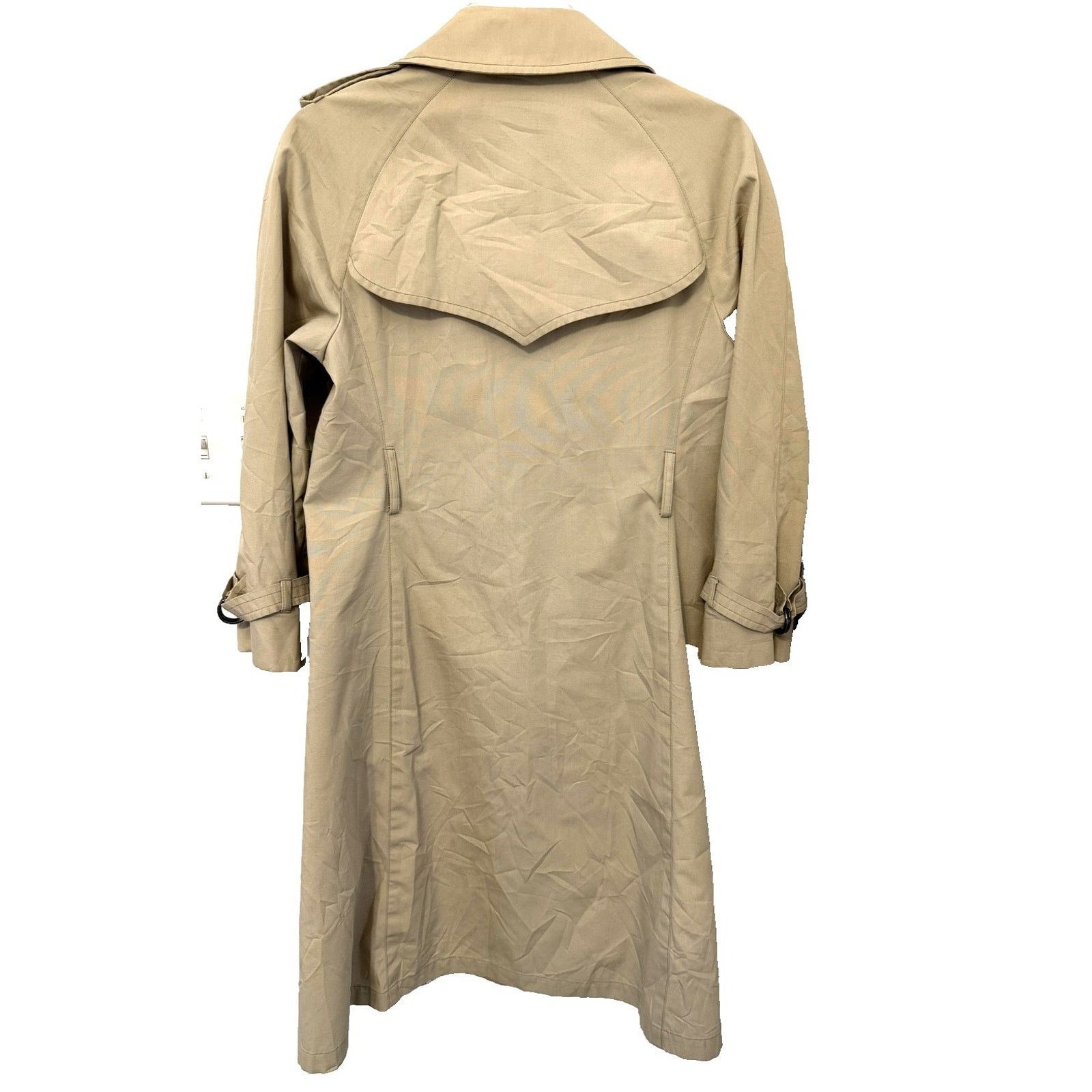 London Fog Vintage 80s London Fog Coat Mens Med Tan Trench Epaulet Size US M / EU 48-50 / 2 - 5 Thumbnail