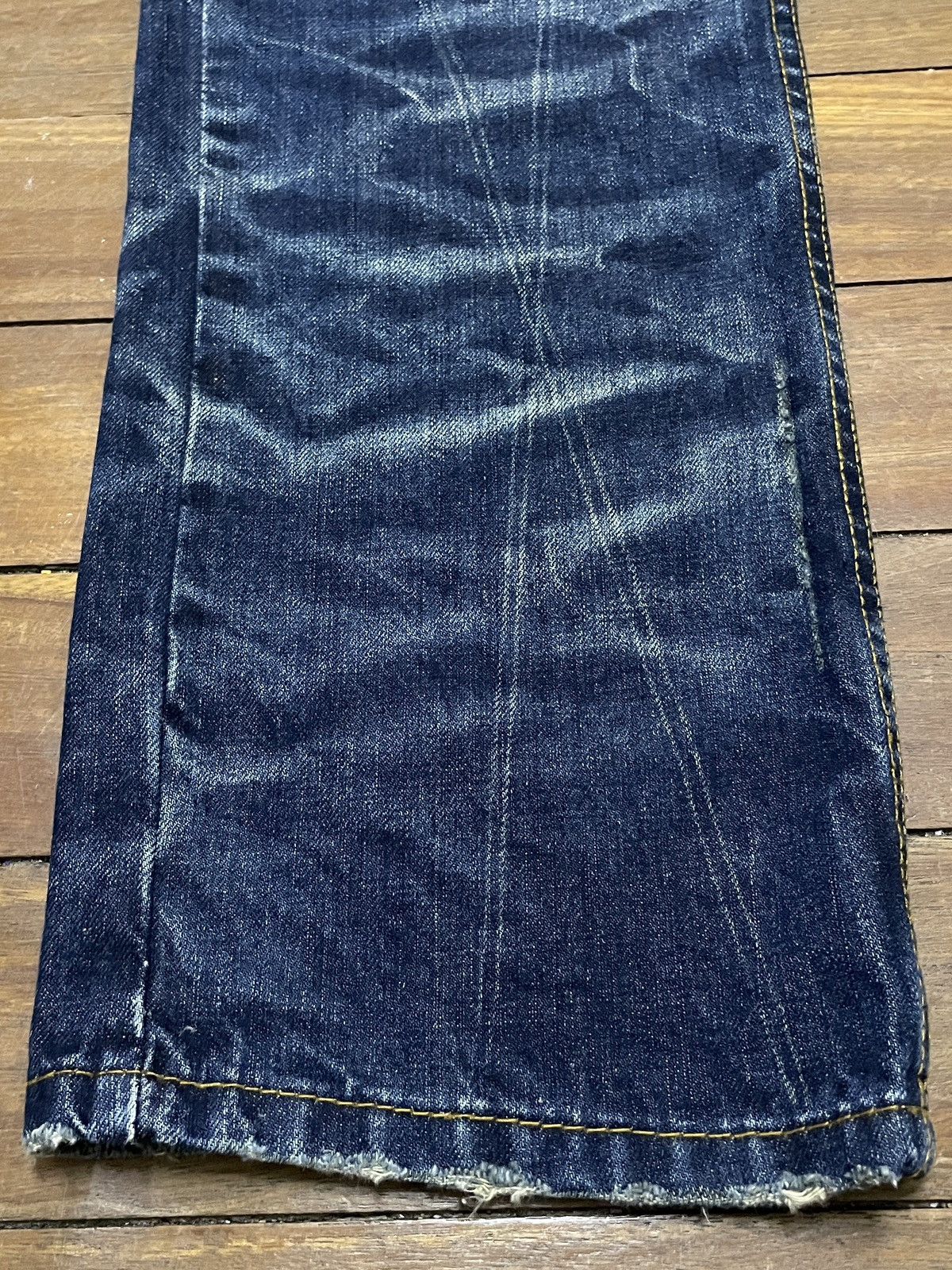 If Six Was Nine Very Rare Design Vintage Japanese Brand 2426 Jeans 2000s Size US 34 / EU 50 - 5 Thumbnail