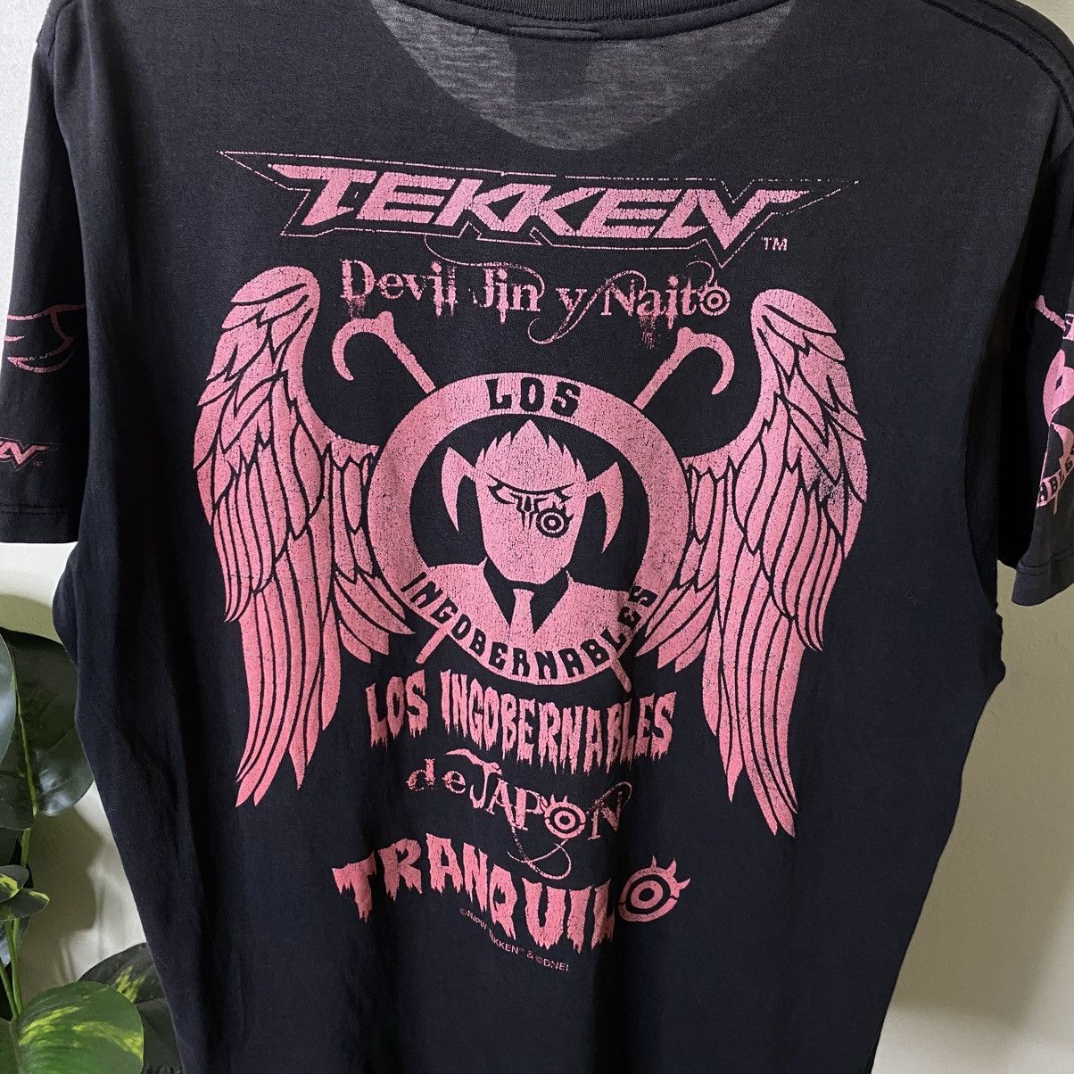 Vintage Y2K Tekken Devil Jin x Naito Collaboration Faded T-shirt Size US L / EU 52-54 / 3 - 2 Thumbnail