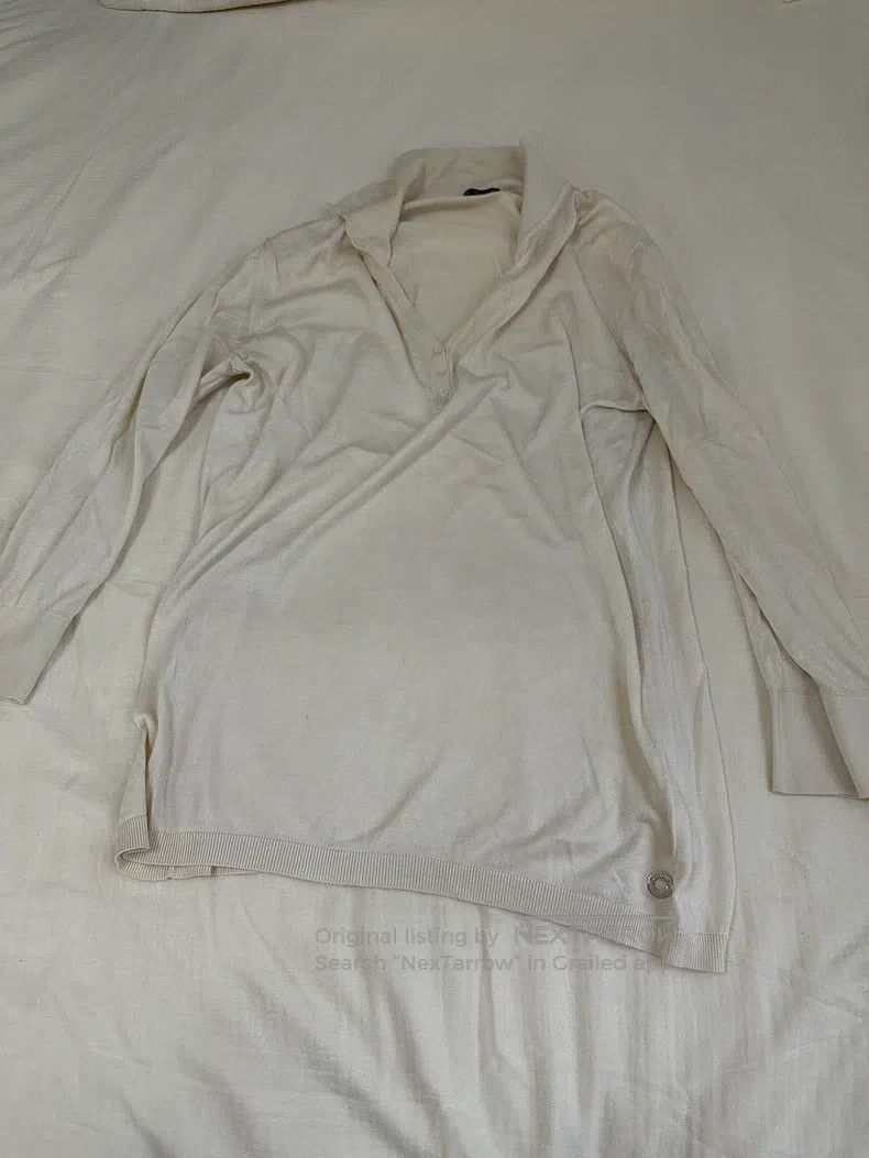 Loro Piana Lora Piana Lady Knit Top, Cream Yellow Size M / US 6-8 / IT 42-44 - 1 Thumbnail
