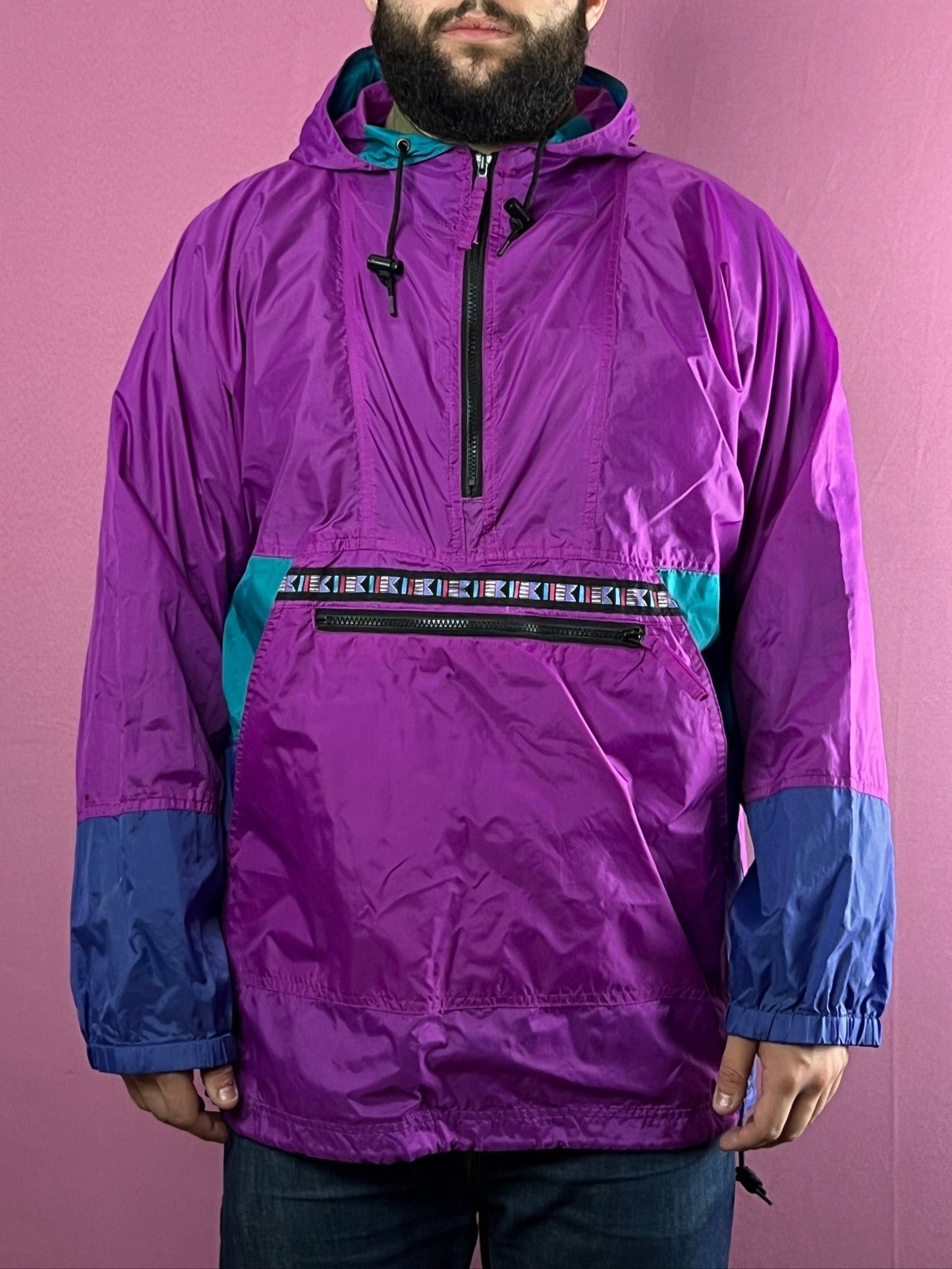 Other 90s Canadian Rocky Vintage Men's Hooded Rain Jacket/Coat - L Size US L / EU 52-54 / 3 - 2 Thumbnail