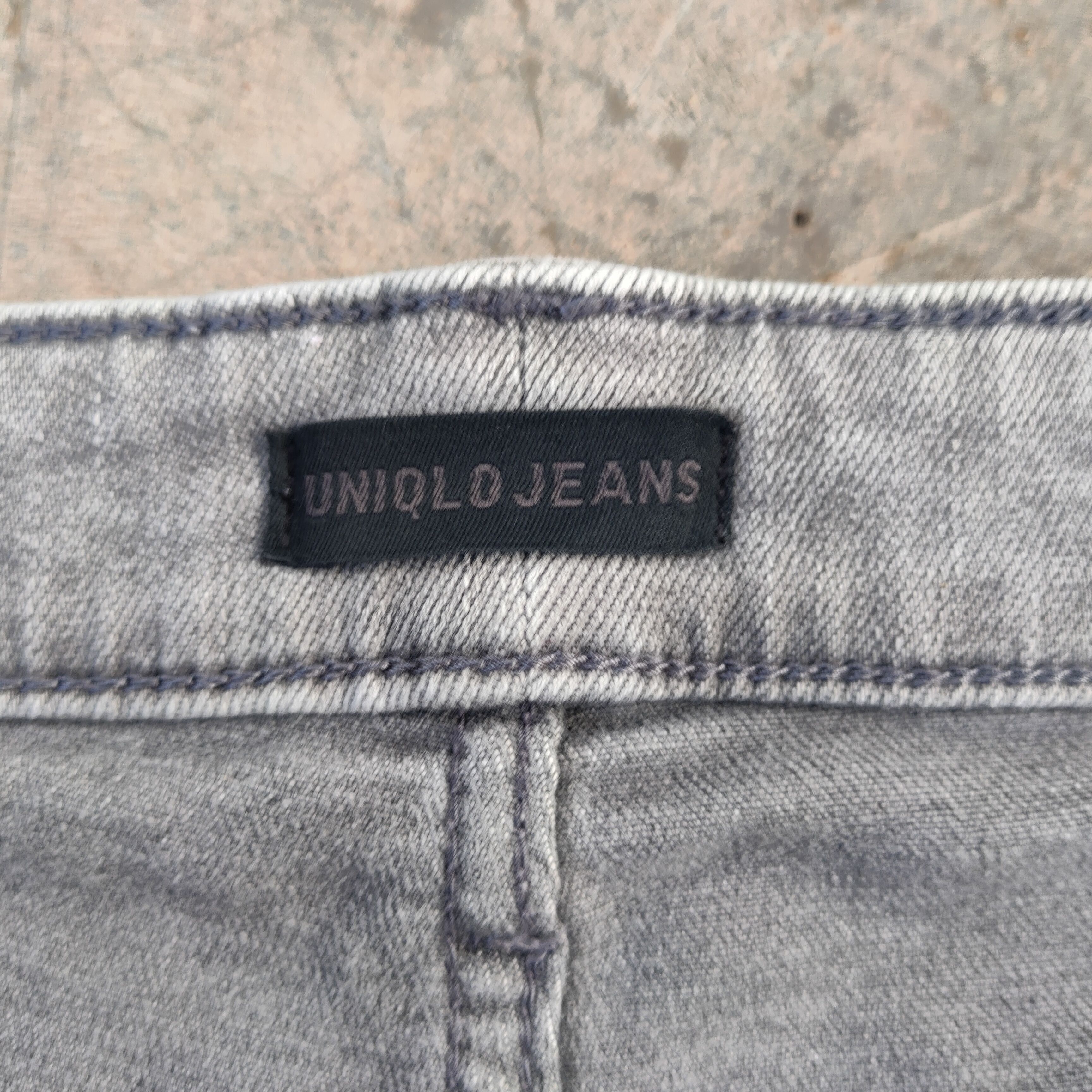 Japanese Brand Vintage skinny japanese faded jean denim pants Size US 33 - 13 Thumbnail
