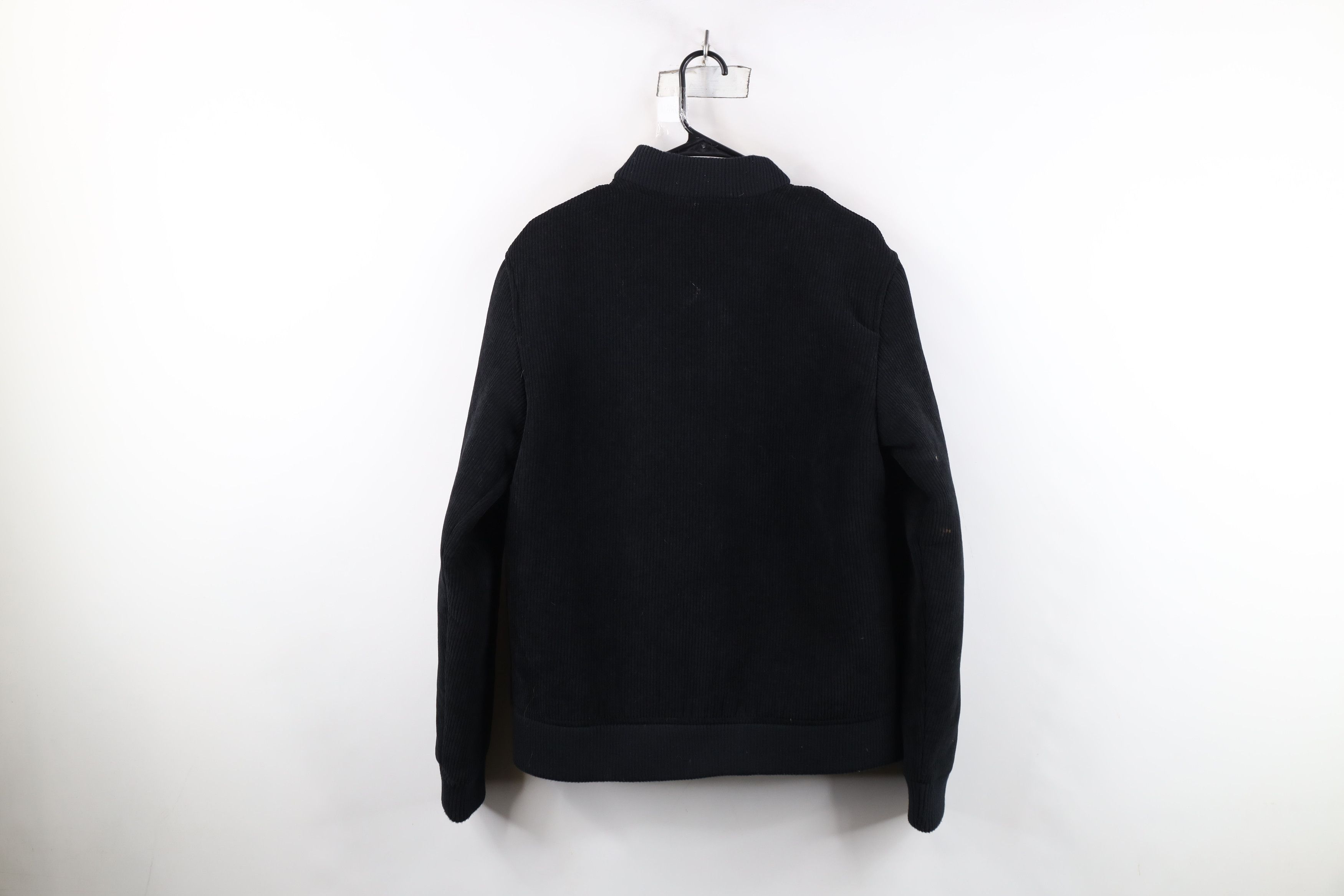 Vintage Vintage 90s Y2K Streetwear Corduroy Bomber Jacket Black Size US M / EU 48-50 / 2 - 13 Thumbnail
