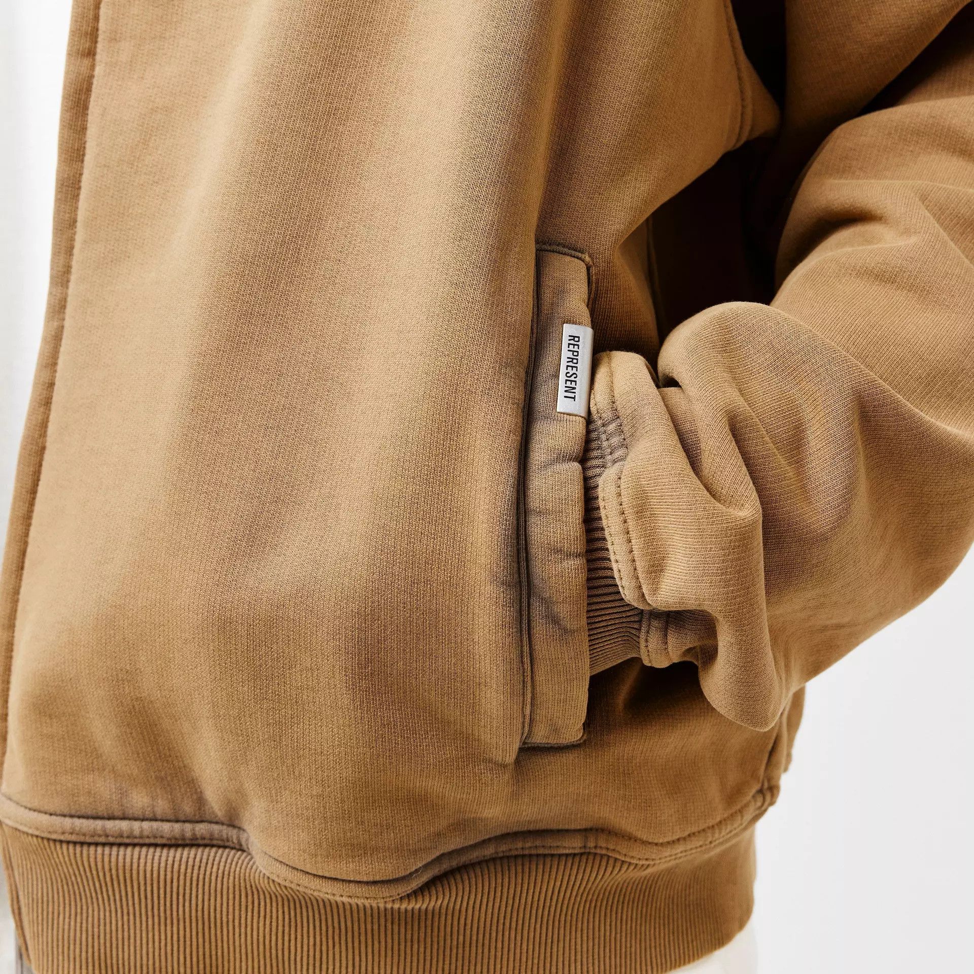 Represent Clo. Almond Owners Club Logo Oversized Zip Hoodie Size US S / EU 44-46 / 1 - 3 Thumbnail