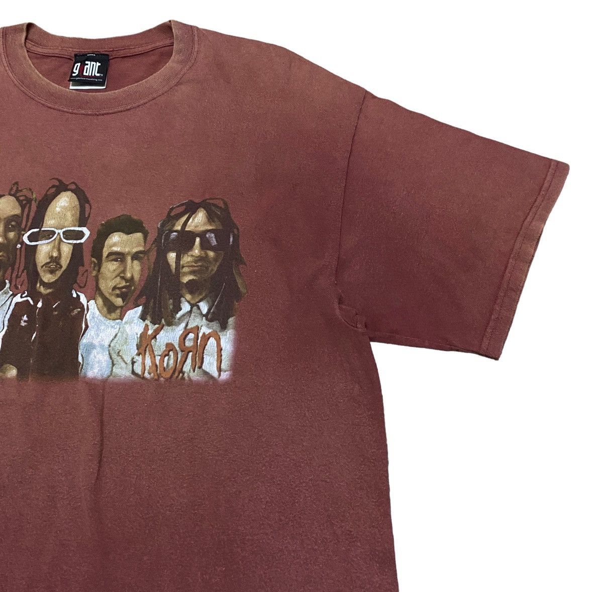 Band Tees × Vintage Rare Design Vintage Metal Band Korn T-shirt 1990s Size US XL / EU 56 / 4 - 5 Thumbnail