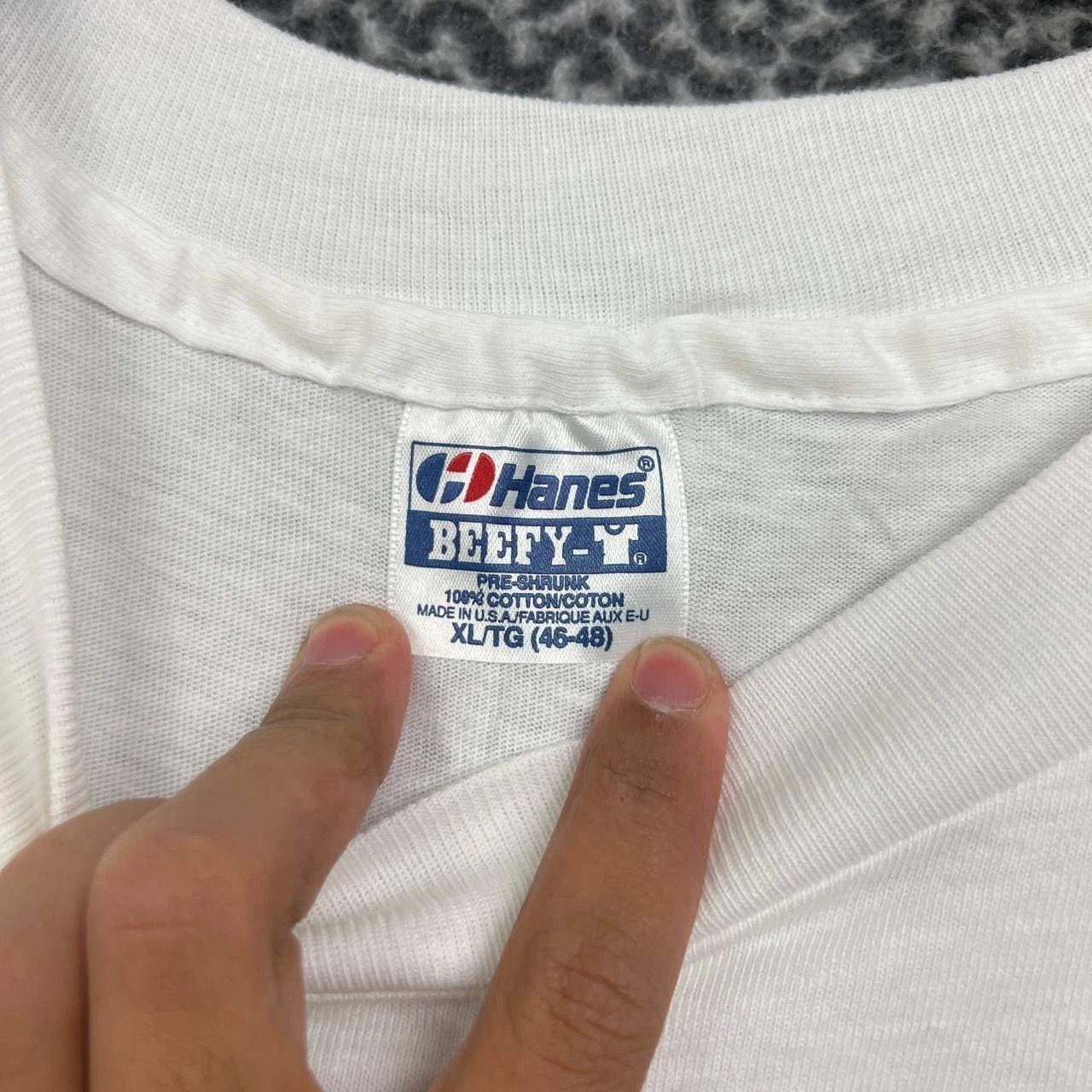 Hanes Vintage America's Cup Shirt Men XL White Beefy Deadstock Size US XL / EU 56 / 4 - 3 Thumbnail