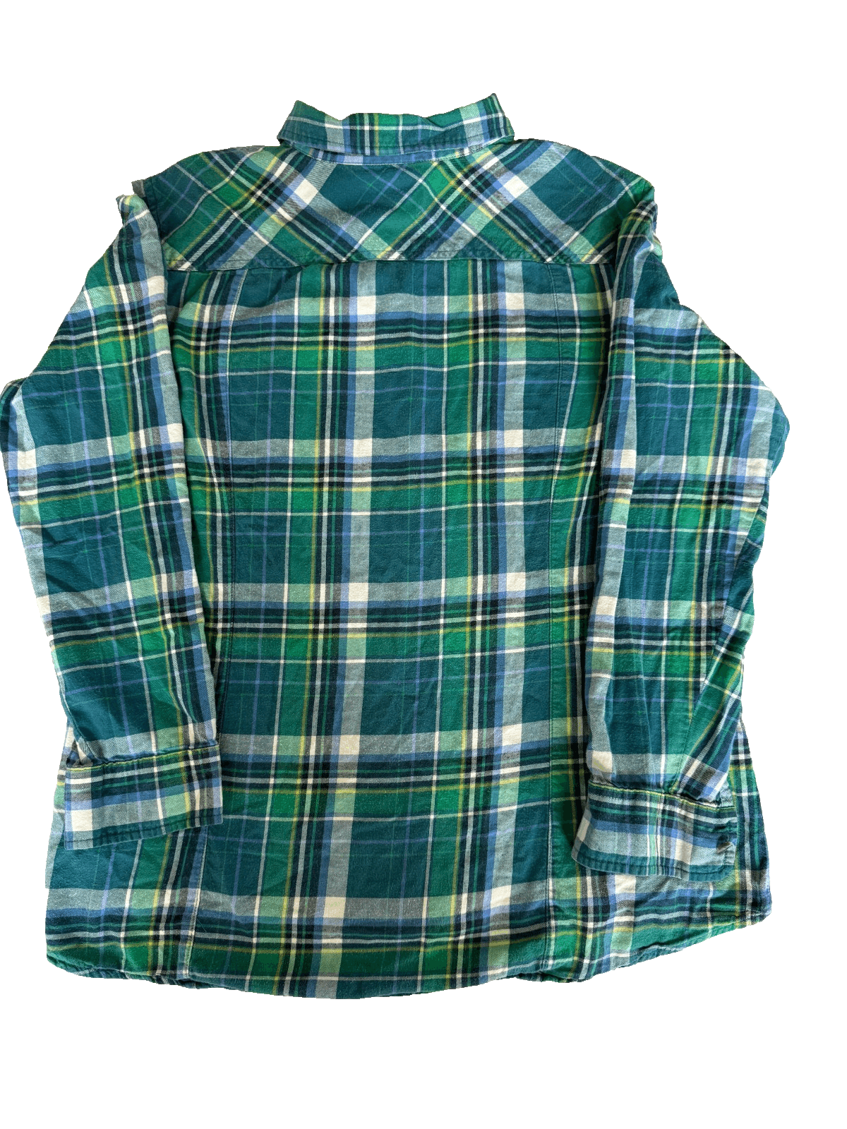 Eddie Bauer Eddie Bauer Womens XL Blue Flannel Shirt Cotton Button Up P Size XL / US 12-14 / IT 48-50 - 4 Thumbnail