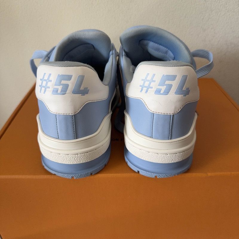Louis Vuitton Louis Vuitton Trainer Blue Fashion Sneakers for Men -2508 Size US 8 / EU 41 - 1 Thumbnail