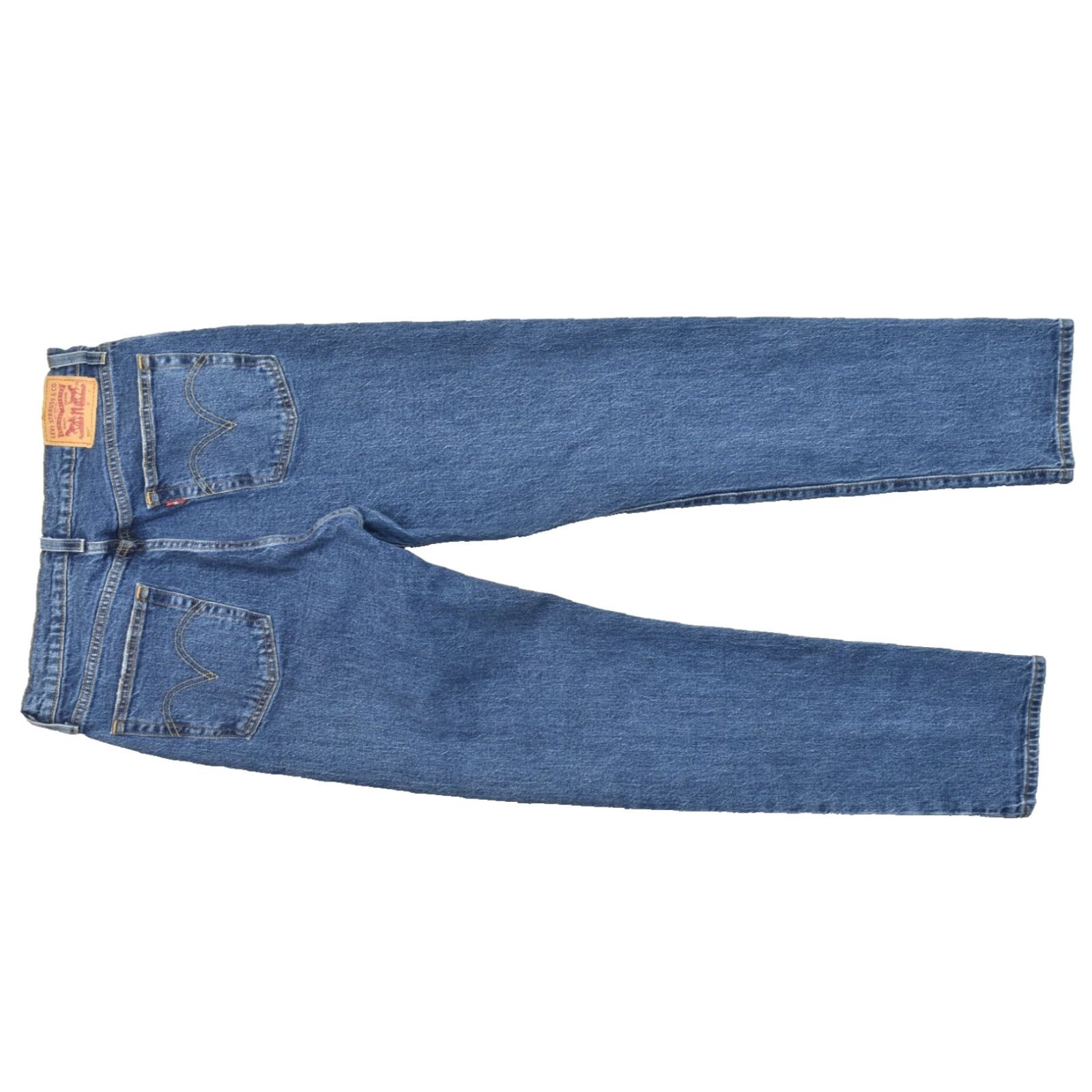 Levi's Levi's 501 Original Fit Jeans Men 30x32 Blue Stretch Denim Cotton Blend Regular Rise Mid 5-Pocket Button 1960s Style? Size US 30 / EU 46 - 2 Thumbnail