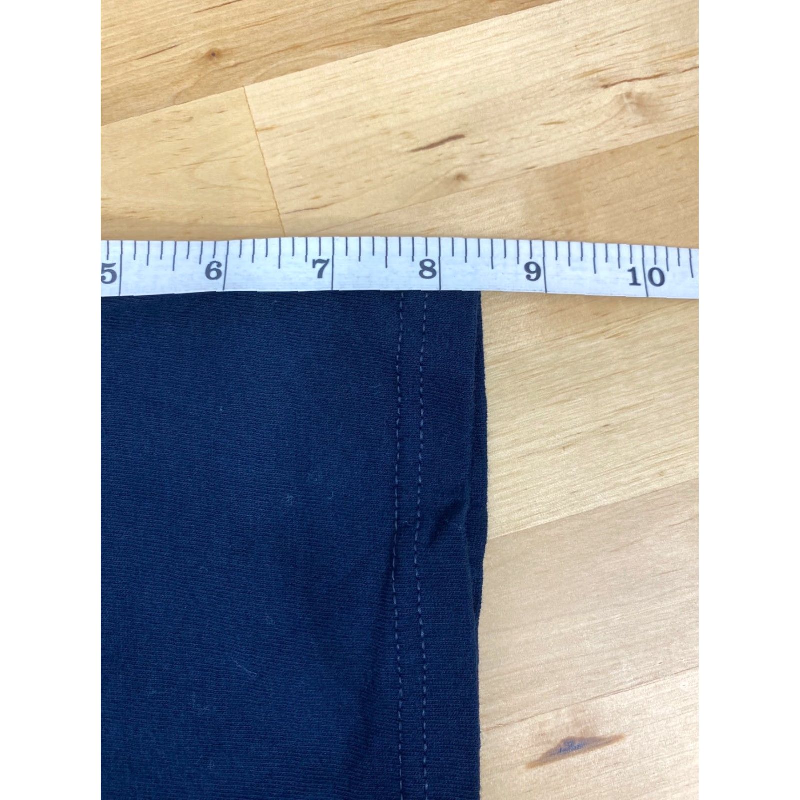 AAA AAA HeavyWeight Mens T-Shirt Navy Blue Short Sleeve Crew Neck Regular L Large Size US L / EU 52-54 / 3 - 6 Thumbnail