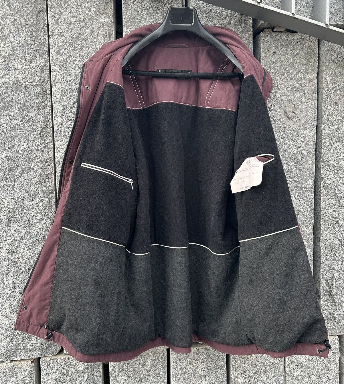 Bugatti Bugatti 1990s German Technical Jacket Burgundy Gorpcore 54 Size US L / EU 52-54 / 3 - 7 Thumbnail