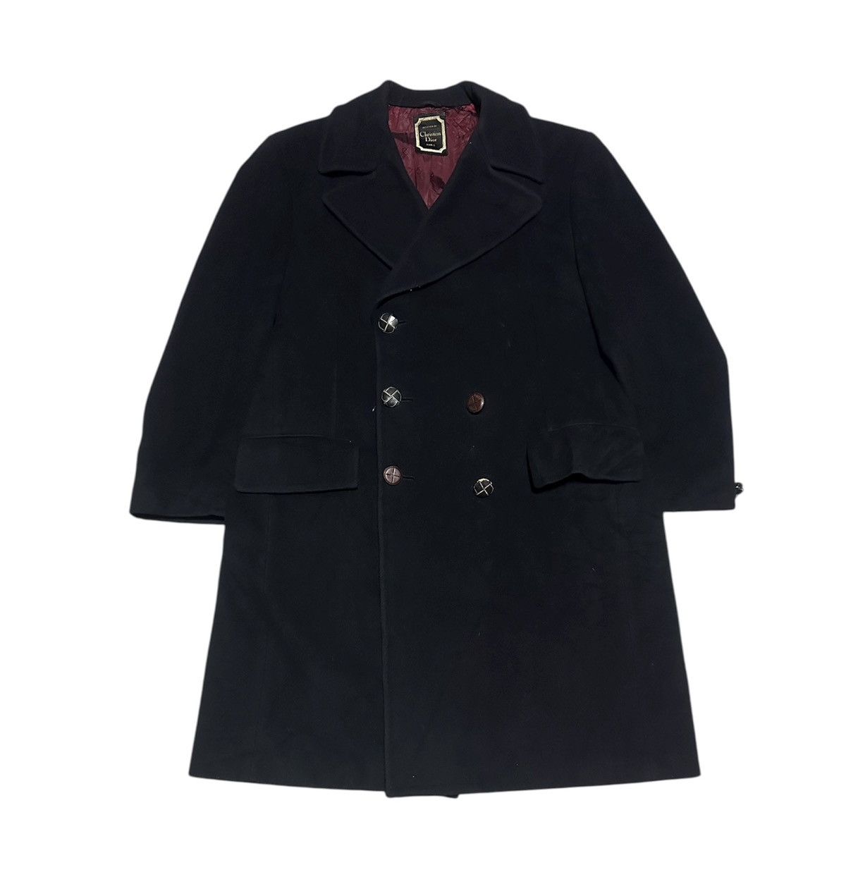 Vintage Cristian Dior Wool Long Jacket
