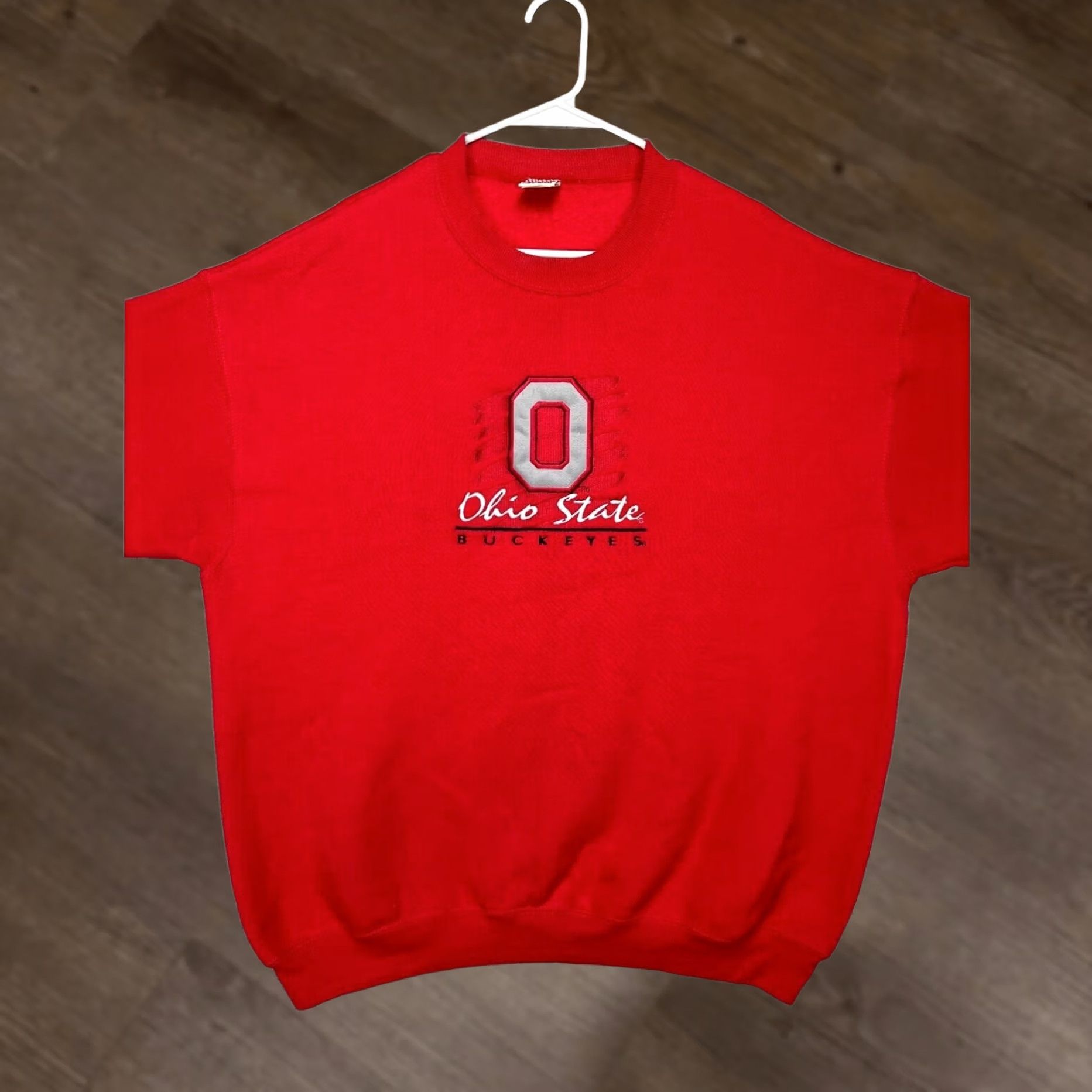 Vintage VINTAGE Ohio State Buckeyes Sweater Adult XL Red Crew Neck Sweatshirt Men B-Wear Size US XL / EU 56 / 4 - 1 Thumbnail