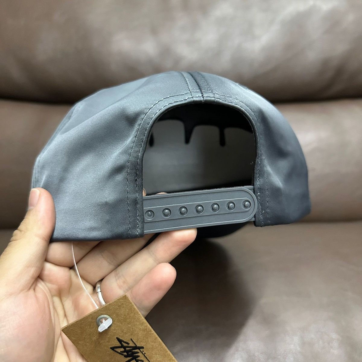 Stussy STUSSY MD BURLY THREADS CAP - GREY Size ONE SIZE - 5 Thumbnail