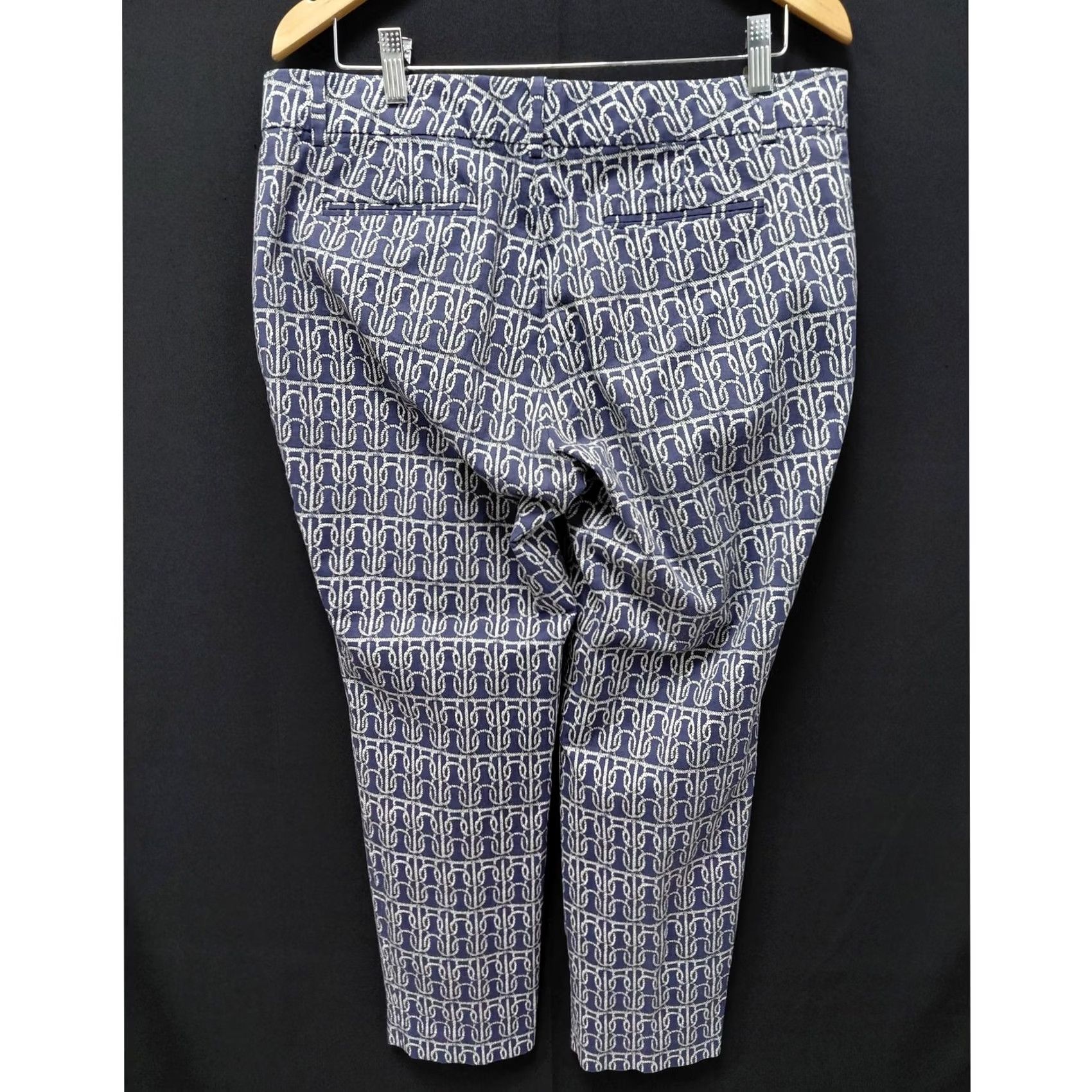 J.Crew J.CREW Cafe Capri Blue Women Size 10 Pants - Clothing Size 32" / US 10 / IT 46 - 2 Thumbnail