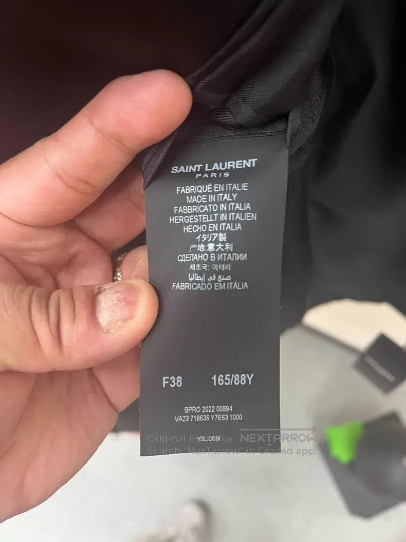 Saint Laurent Paris Saint Laurent Paris jacket i Size XS / US 0-2 / IT 36-38 - 3 Thumbnail