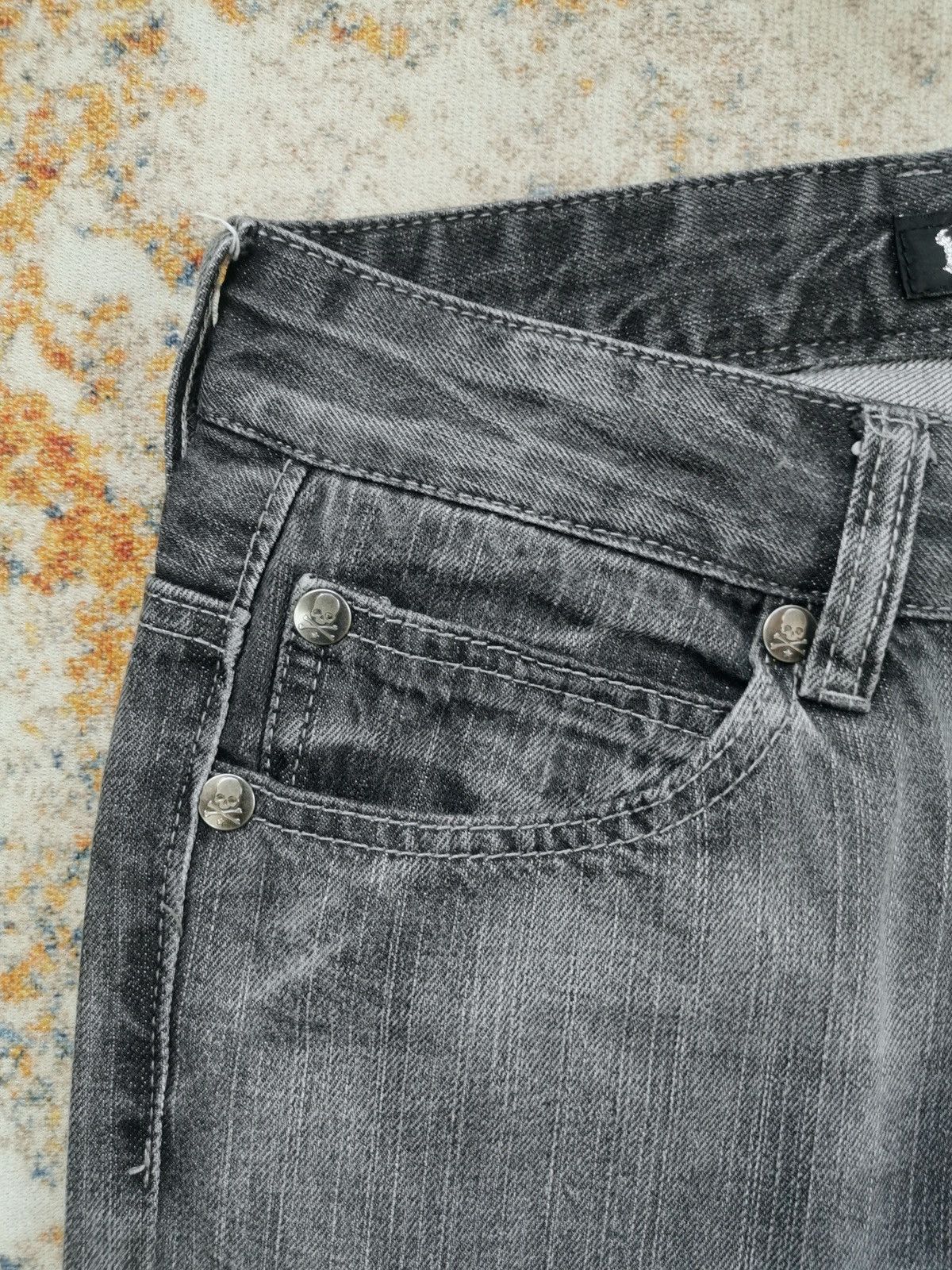 Hysteric Glamour × Vintage Wild Life Britain Printed Pocket Jeans (LG99) Size US 28 / EU 44 - 8 Thumbnail