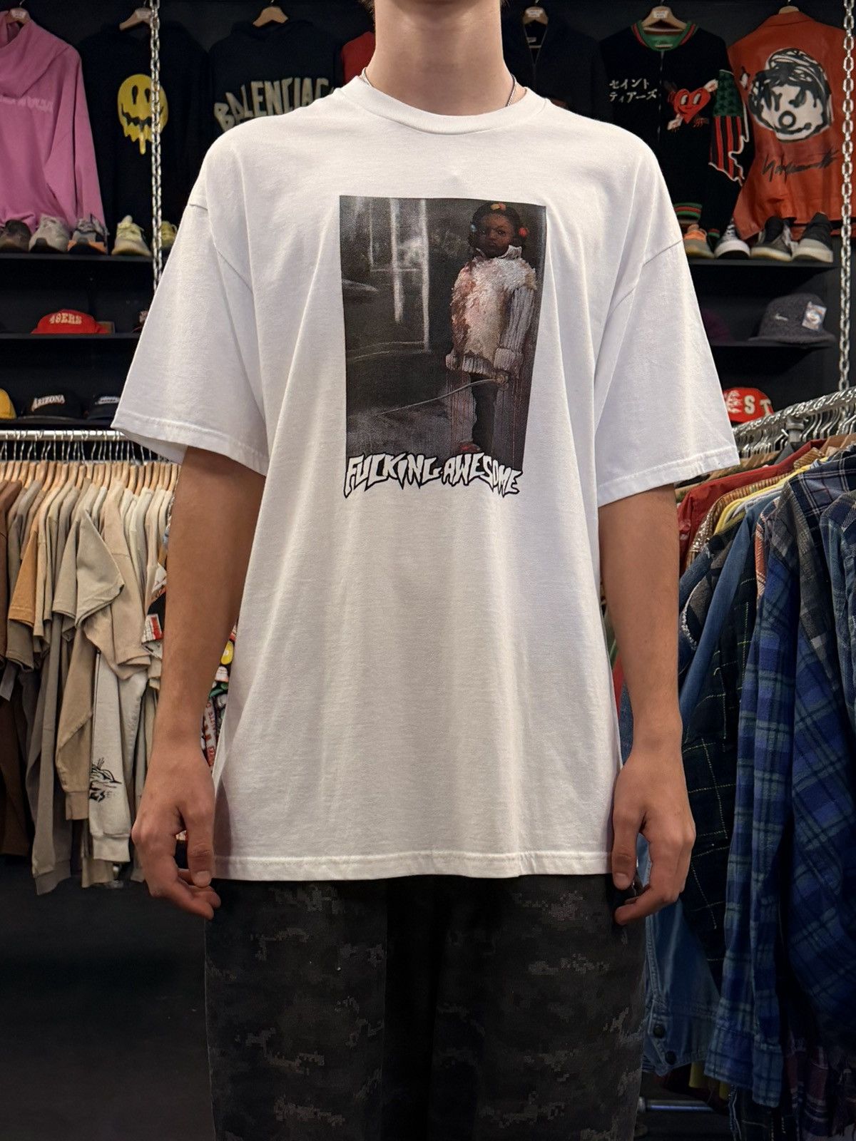 Fucking Awesome White Fucking Awesome T-Shirt Size US XL / EU 56 / 4 - 1 Thumbnail