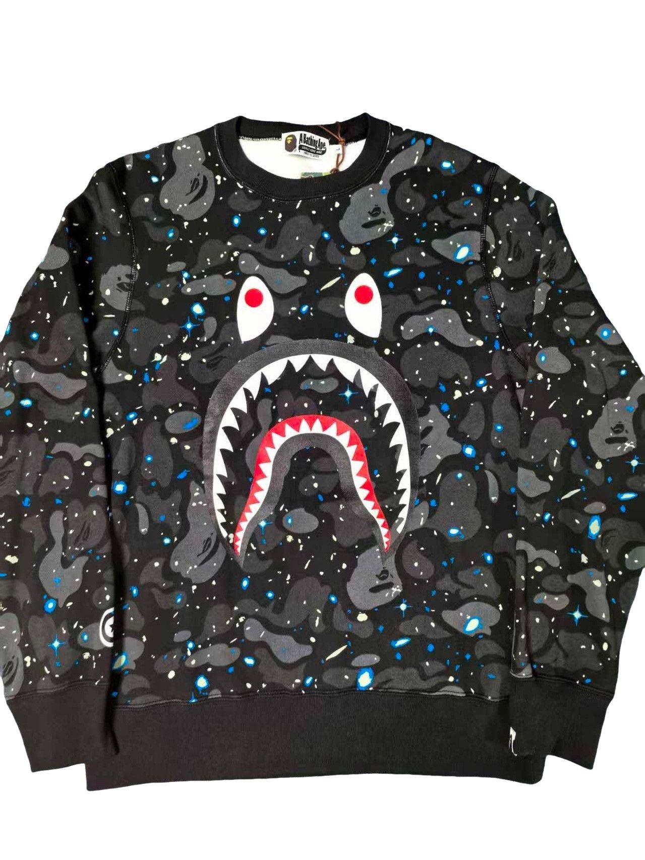 Bape Bape Star Camo Shark Hoodie Size L Size US L / EU 52-54 / 3 - 1 Thumbnail