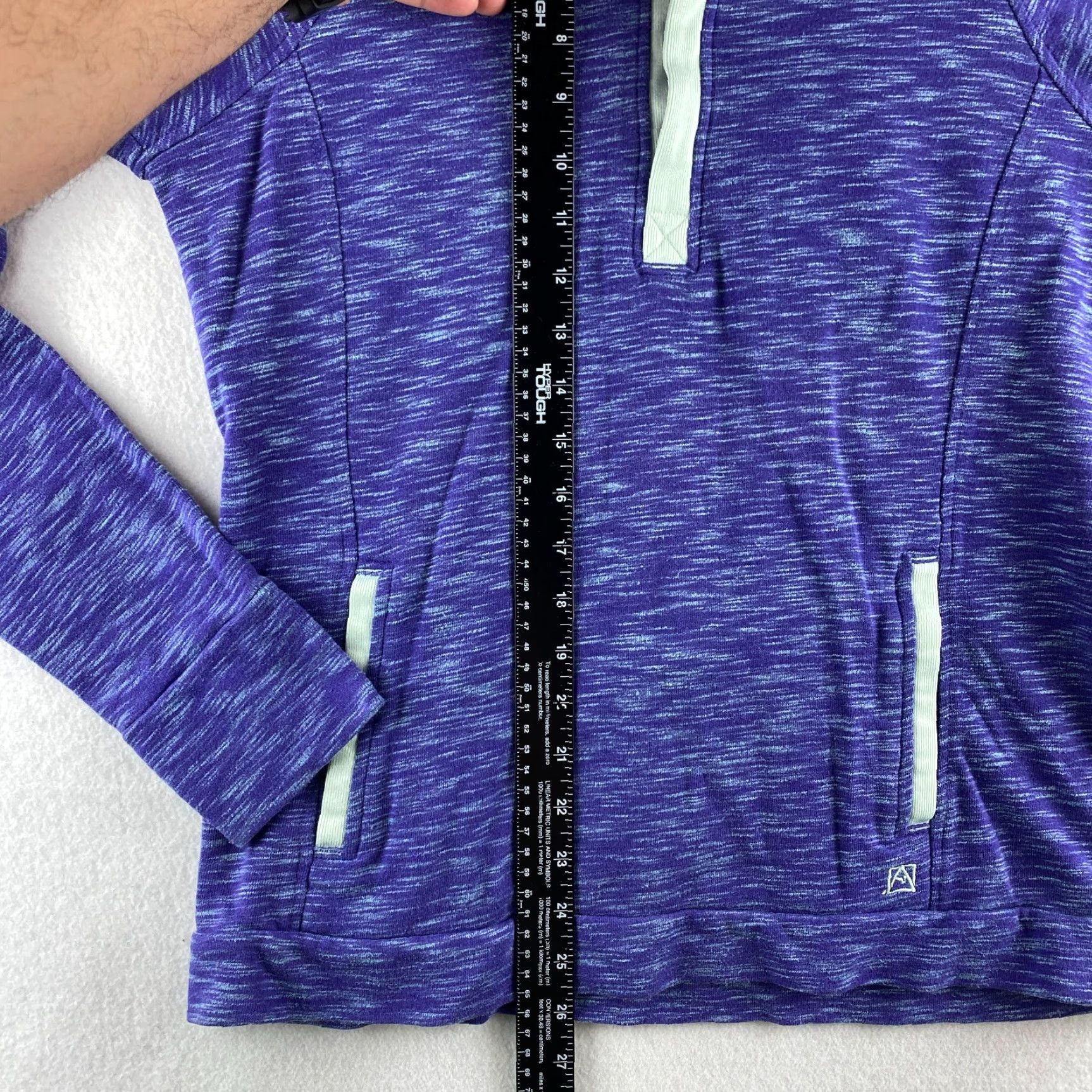 Avalanche Avalanche Sweater Womens Medium Long Sleeve 1/4 Button Pockets Blue Outdoor Size M / US 6-8 / IT 42-44 - 4 Thumbnail
