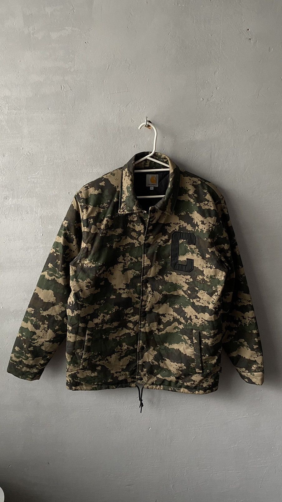 image of Carhartt Wip Camo Penn Jacket, Men's (Size Large)