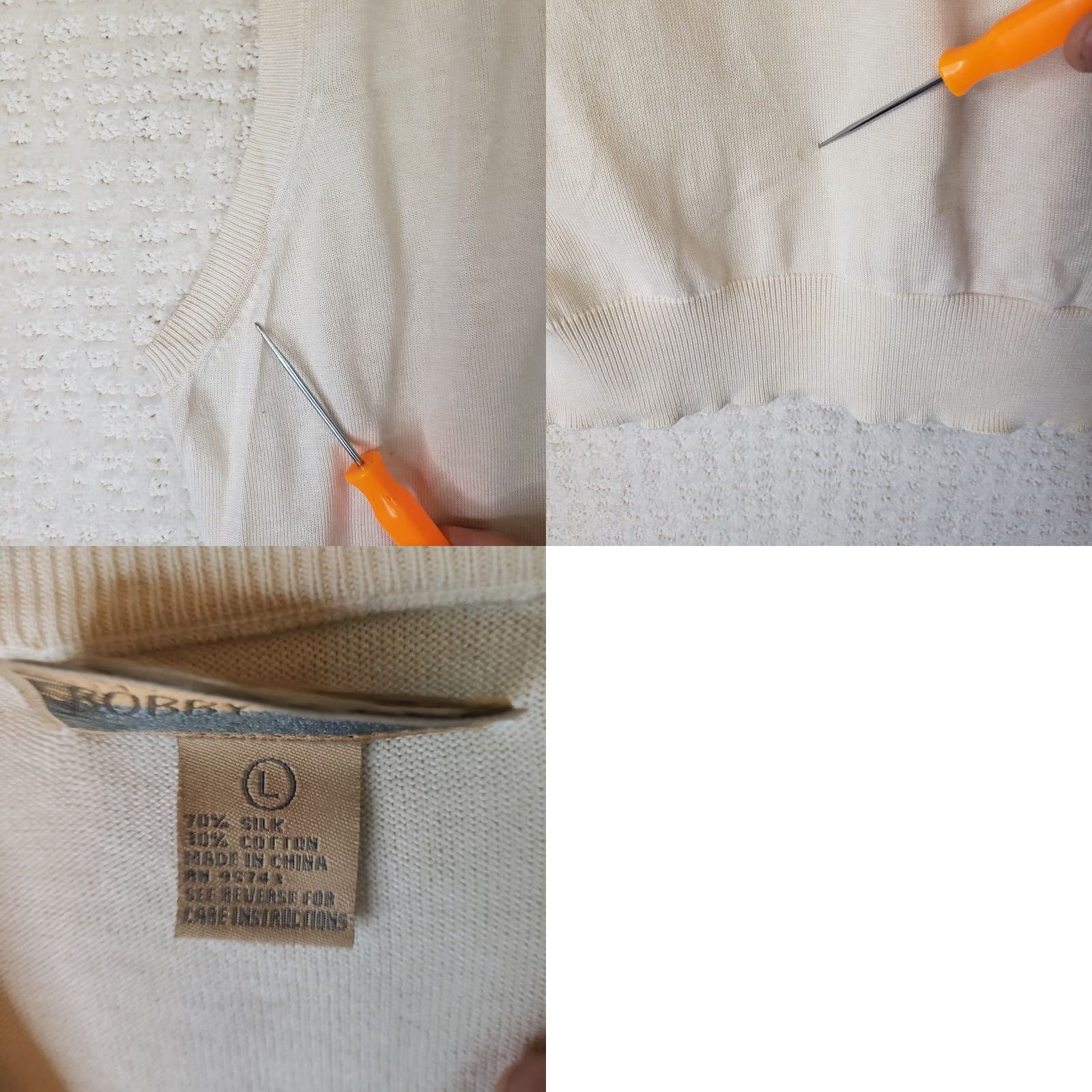 Vintage Bobby Chan V-Neck Pullover Vest Shirt? (No) Size US L / EU 52-54 / 3 - 9 Thumbnail