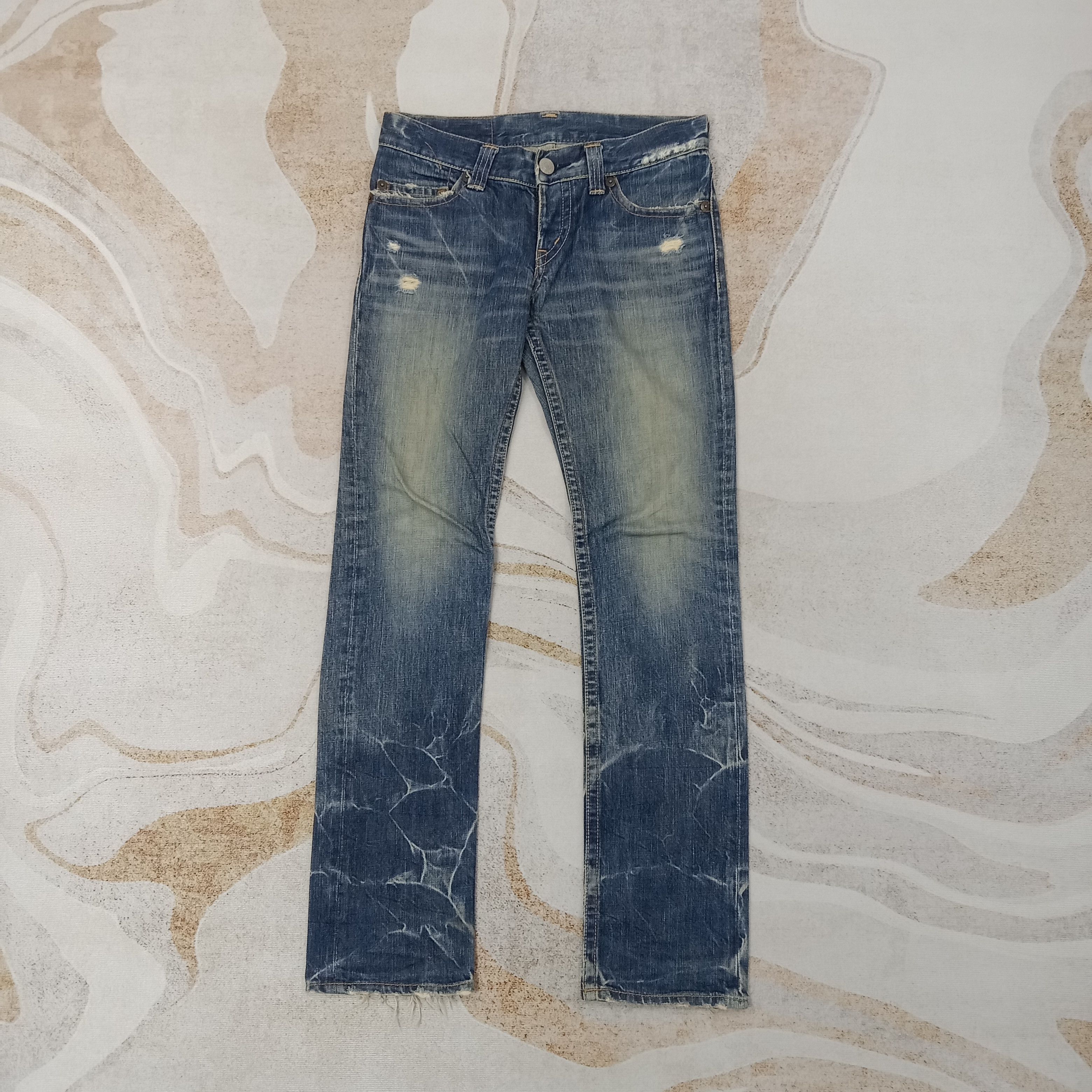 Hysteric Glamour Hysteric Glamour Kinky Distressed Denim Jeans C258N12 Size 31" - 5 Thumbnail