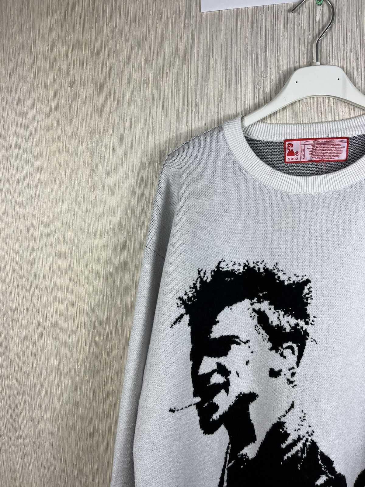 Joy Divizn Joy Divizn Brad Pitt fight club knit sweater sweatshirt Size US XL / EU 56 / 4 - 4 Thumbnail