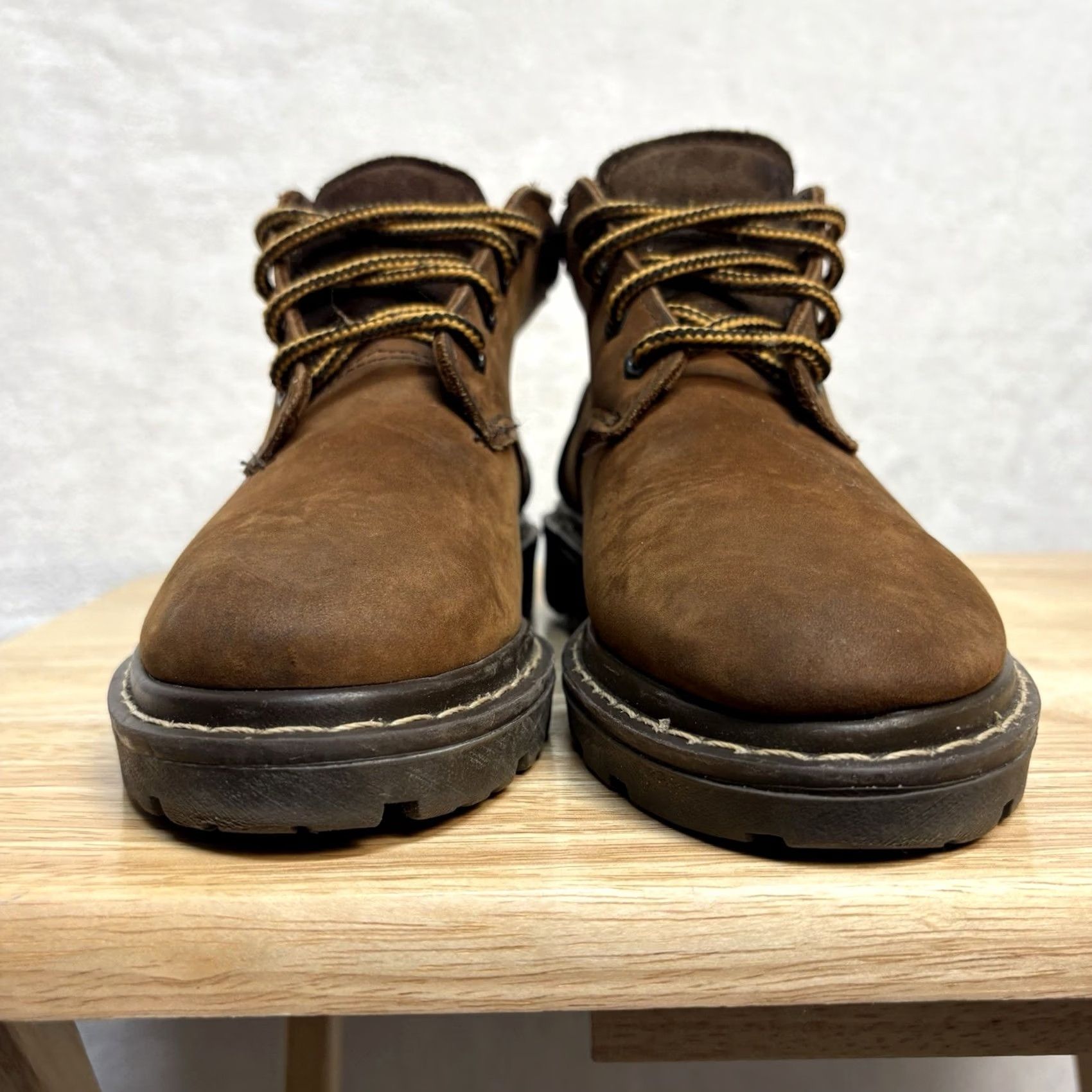 Eastland VINTAGE Eastland Chukka Boot Leather Lace Up Ankle Lug Sole Brown Women 7.5 Size M Casual Size US 8 / IT 38 - 5 Thumbnail