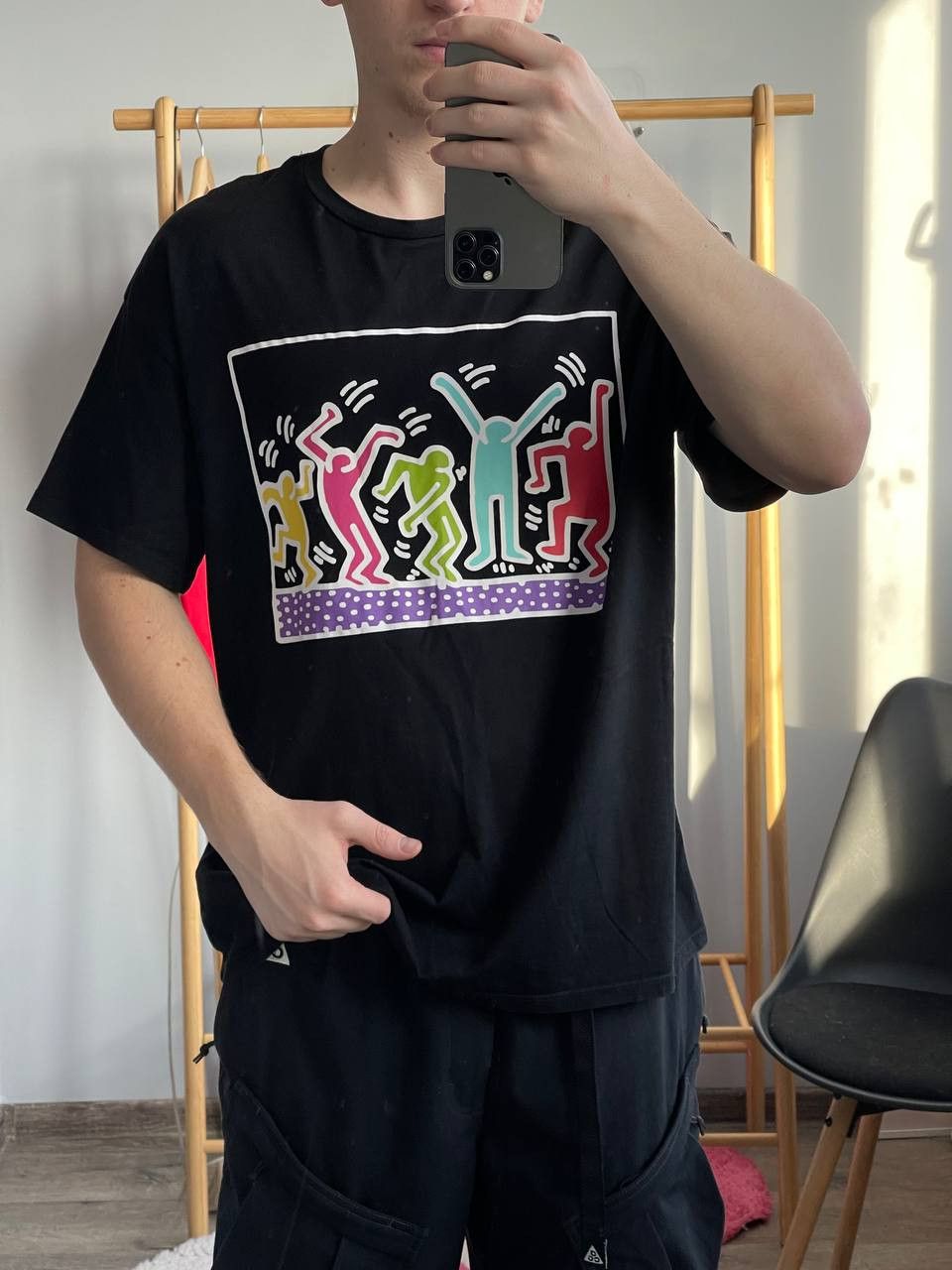 Keith Haring × Vintage 90s Keith Haring Tees Size US L / EU 52-54 / 3 - 1 Thumbnail