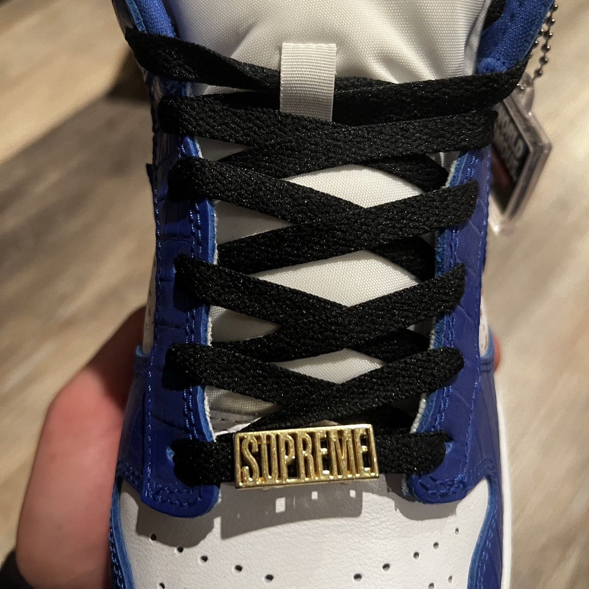 Nike × Supreme Nike Sb Dunk Low Supreme Stars Hyper Royal Size US 10.5 / EU 43-44 - 17 Thumbnail