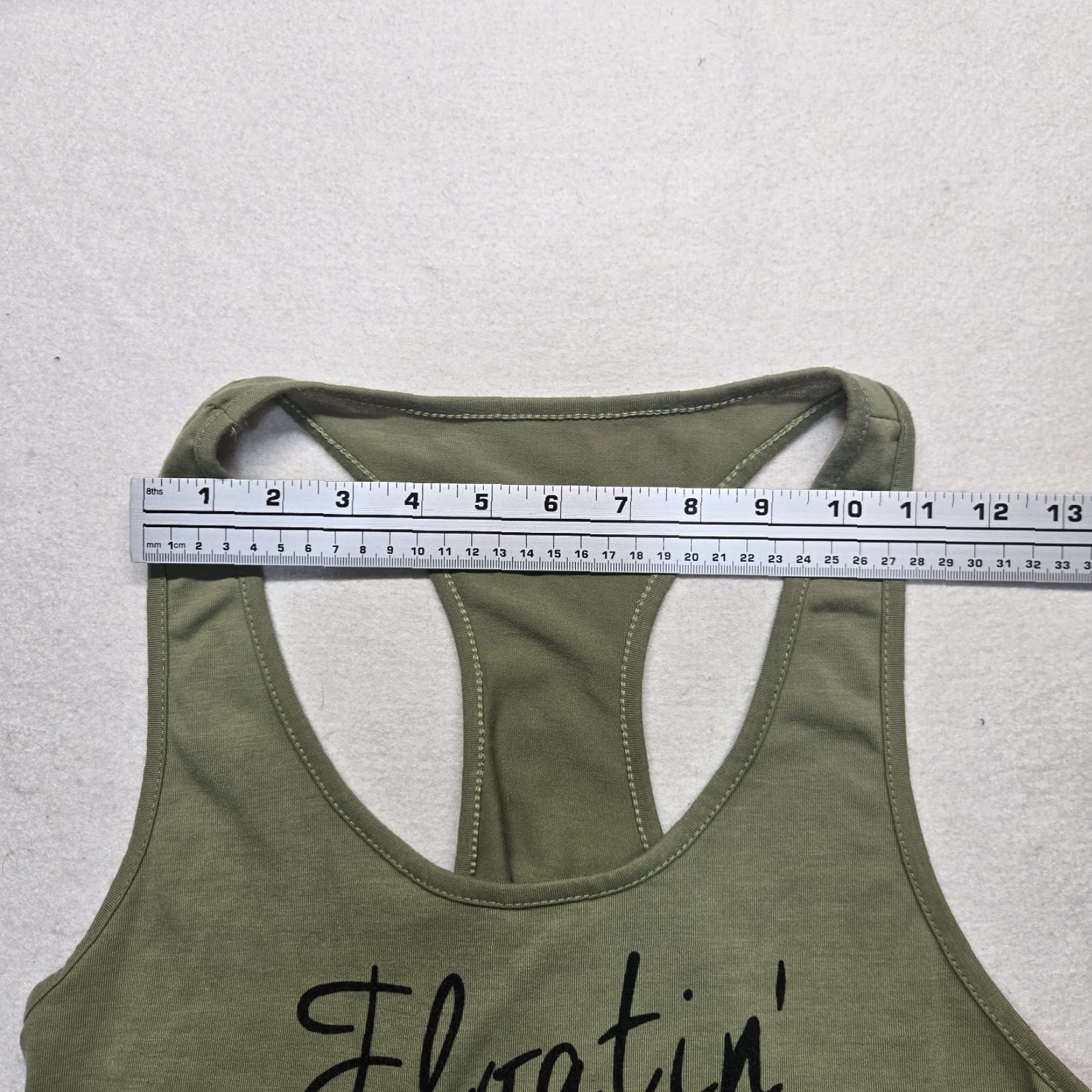 Vintage Floatin On The River Killin My Liver Tank Women Small Green Shirt Size S / US 4 / IT 40 - 3 Thumbnail