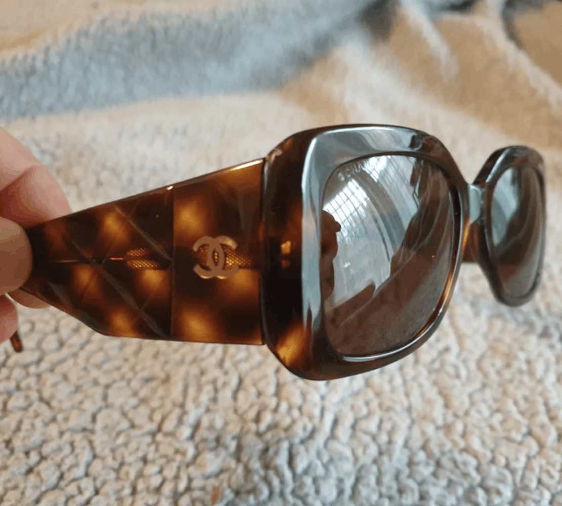 Chanel CHANEL SUNGLASSES 5019 LOGO Wrap Metal Vintage Iconic 4017 Size ONE SIZE - 1 Thumbnail
