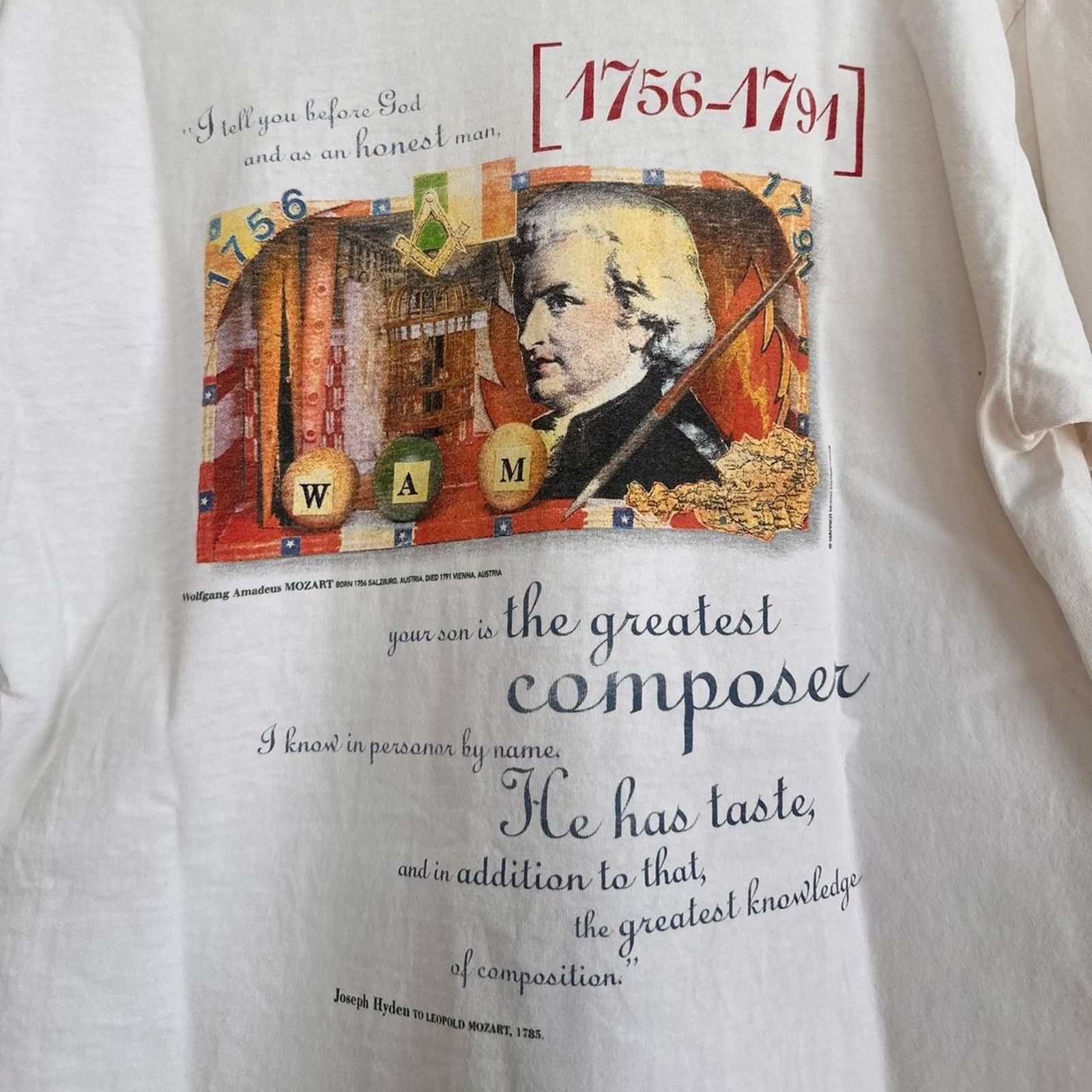 Rap Tees × Vintage Vintage Mozart Promo Shirt Size US L / EU 52-54 / 3 - 3 Thumbnail
