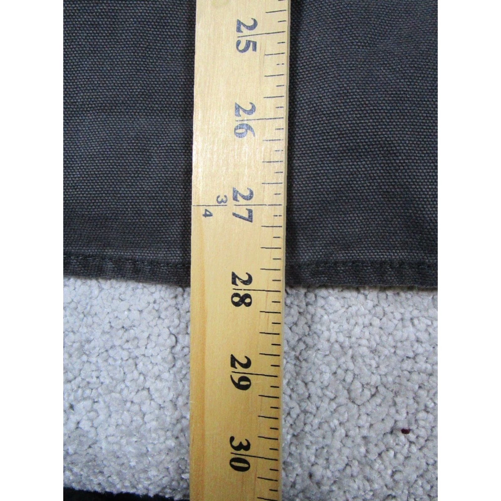 Vintage DEVIL-DOG Shirt Men Small Gray Cotton Canvas Button Up Long Sleeve Collared - 90s? Size US S / EU 44-46 / 1 - 7 Thumbnail