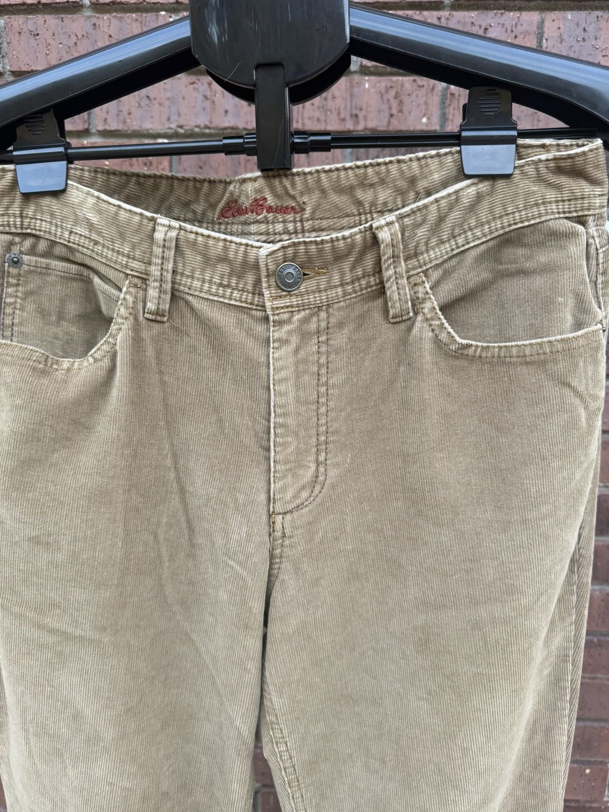 Eddie Bauer Eddie Bauer Corduroy Pants Beige Tan Taupe Bootcut Flared Size 30" / US 8 / IT 44 - 3 Thumbnail