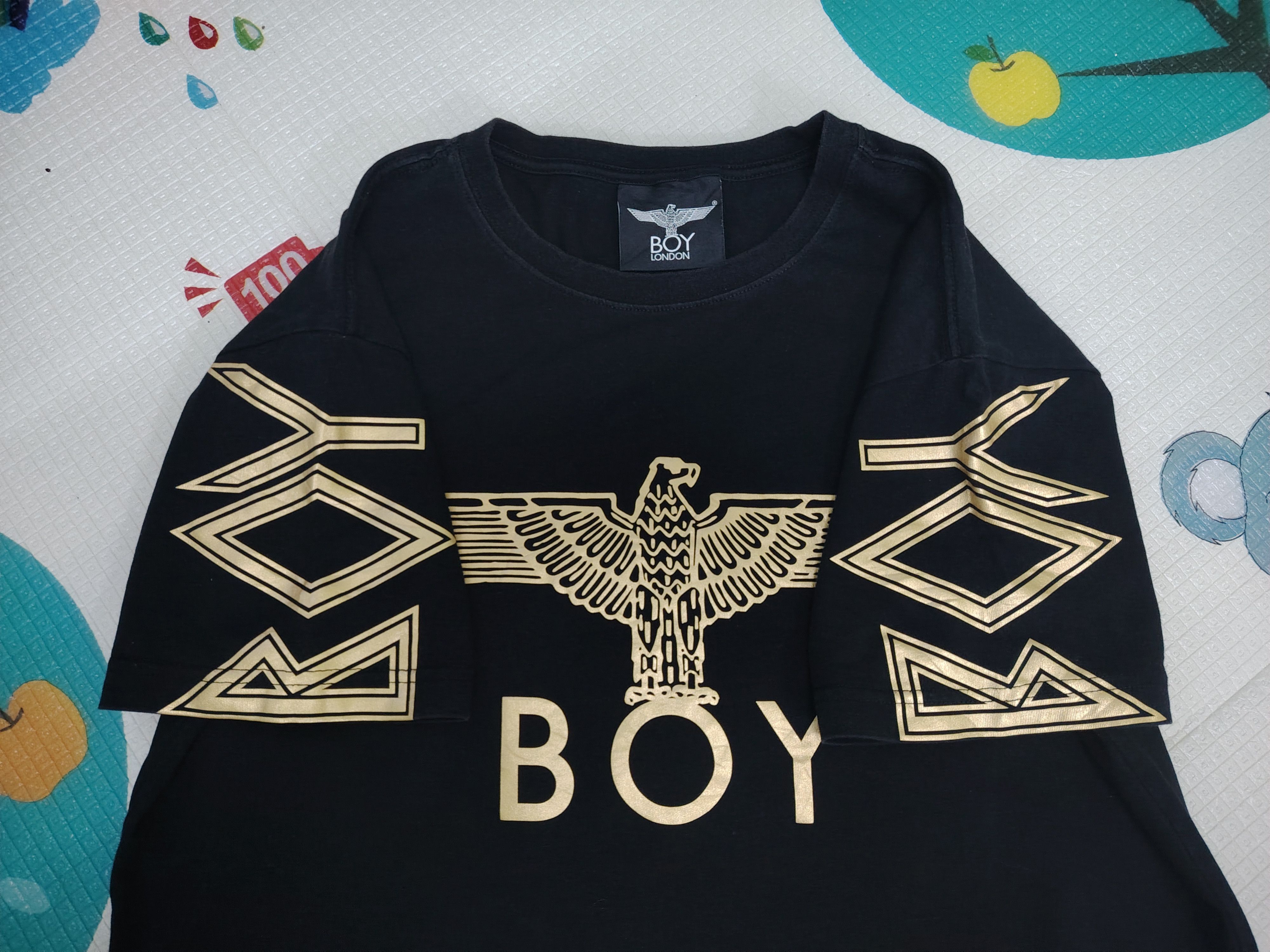 Boy London Boy London Gold Print Double Side Zipper Tee Size US M / EU 48-50 / 2 - 3 Thumbnail