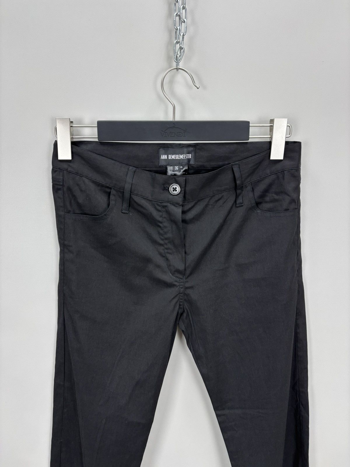 Ann Demeulemeester Womens pants Ann Demeulemeester Size 36 Color Black Size 25" / US 0 / IT 36 - 3 Thumbnail