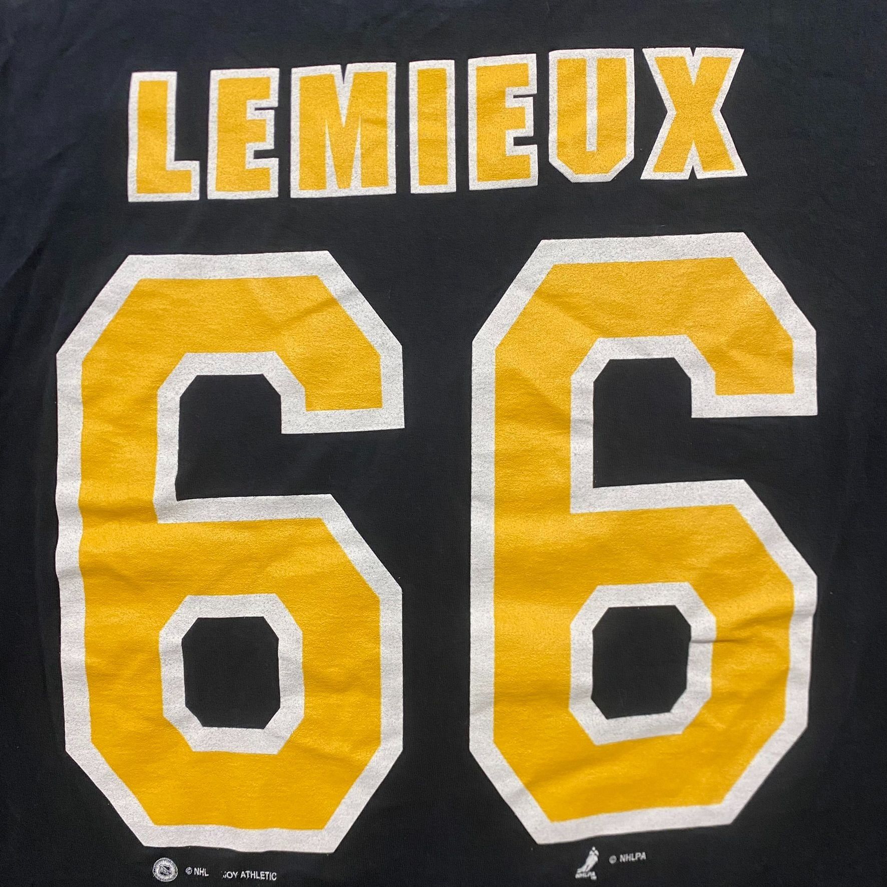NHL Vintage 90s Pittsburgh Penguins NHL Hockey Single Stitch Tee Size US M / EU 48-50 / 2 - 8 Thumbnail