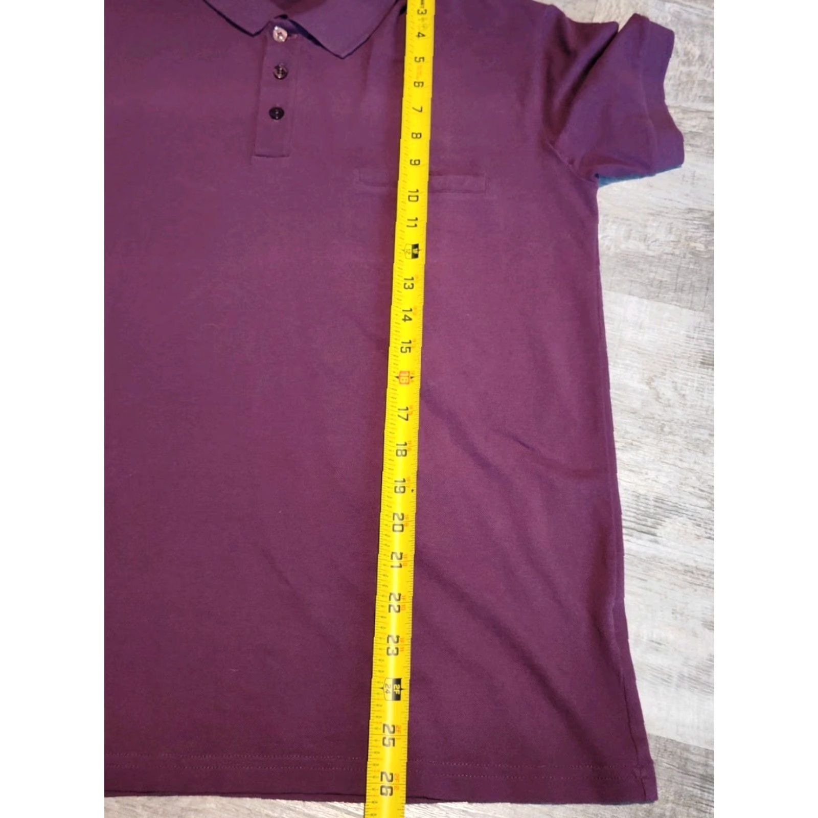 Vintage VINTAGE David August Men's Polo Shirt Size M Burgundy Cotton Spandex Short Sleeve Casual Activewear Golf Size US M / EU 48-50 / 2 - 7 Thumbnail