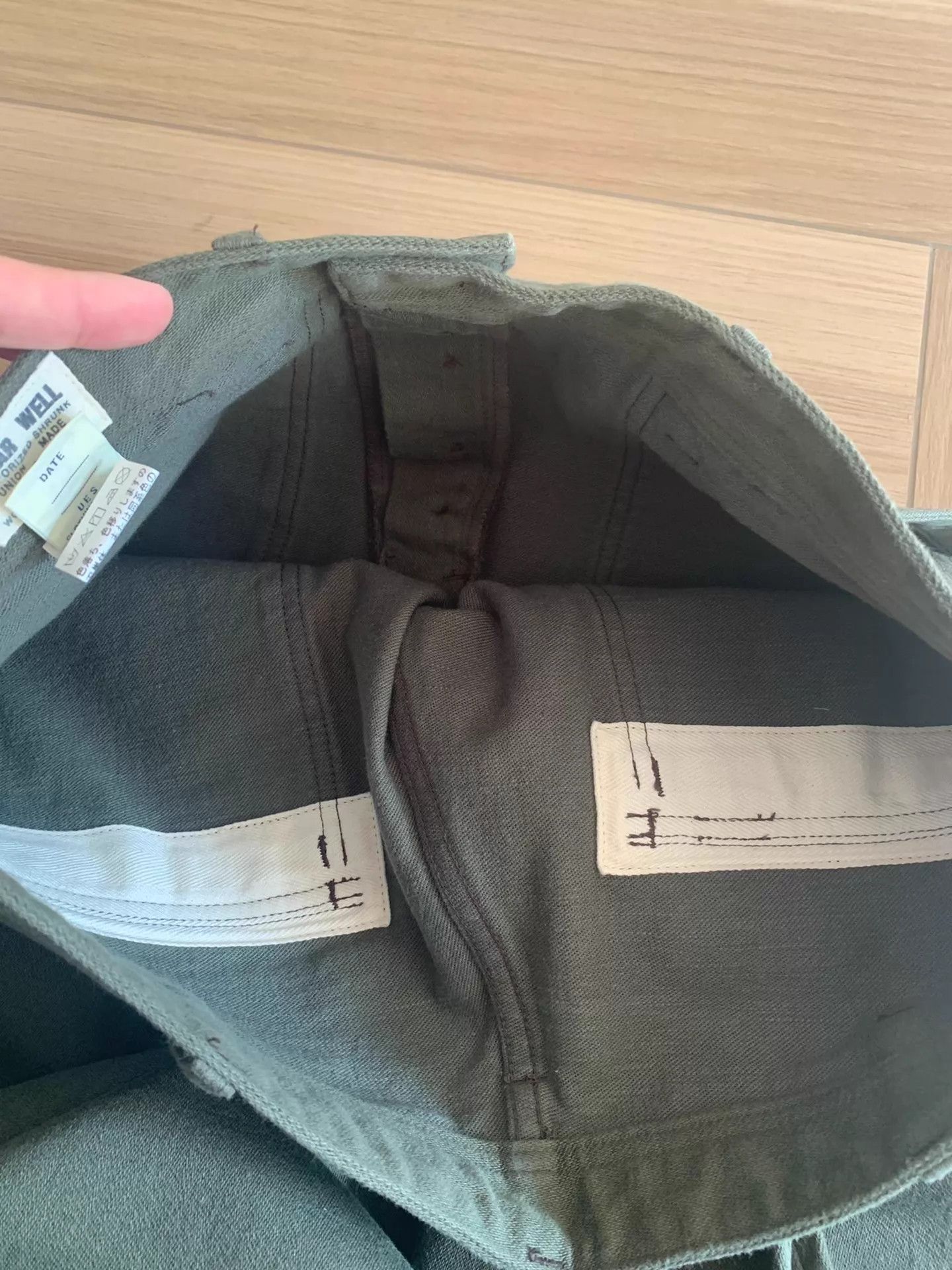 UES Clothing UES Japan Zimbabwe Cotton Straight Officer Baker Pants Size US 34 / EU 50 - 5 Thumbnail