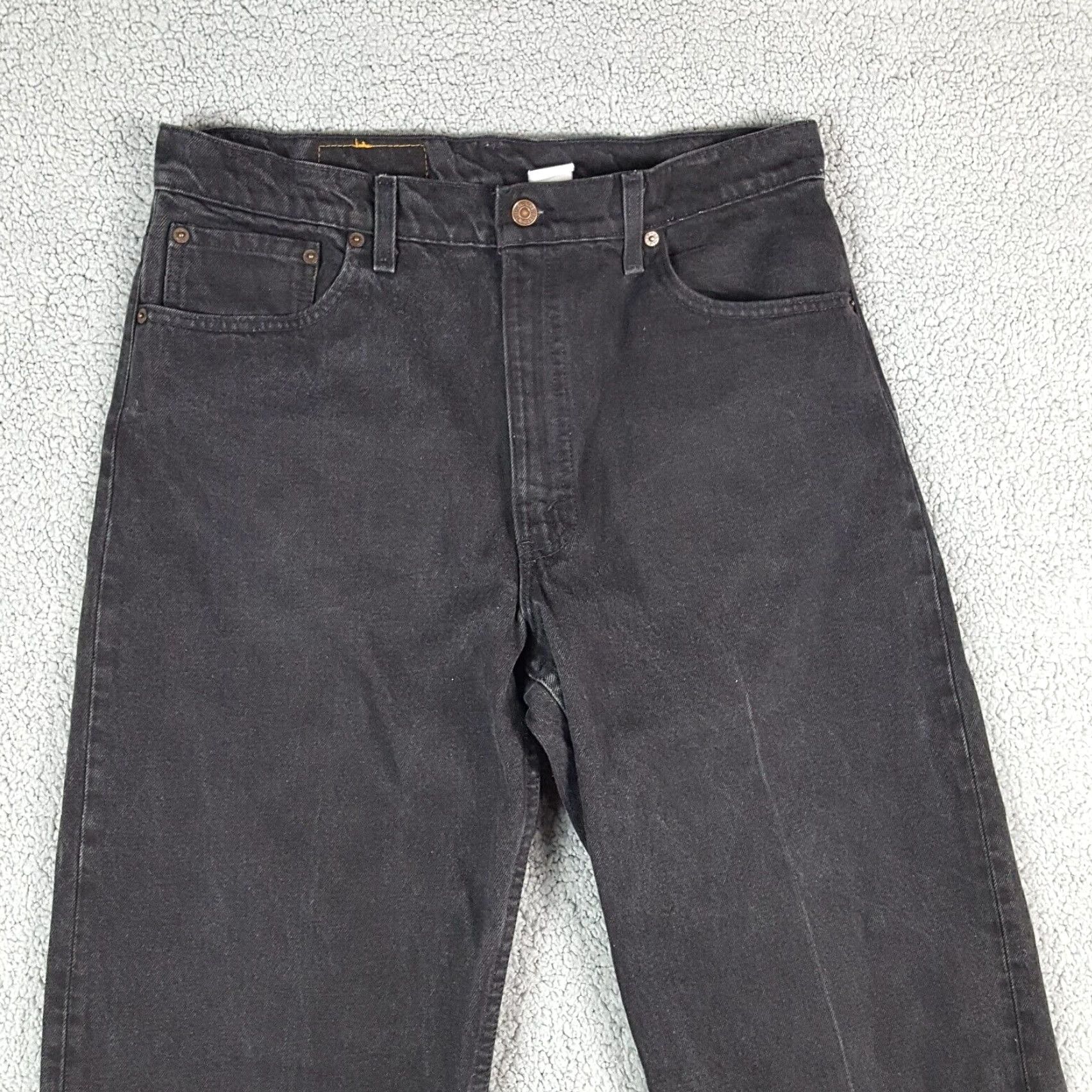 Levi's VINTAGE Levi's 550 Relaxed Tapered Black Denim Jeans Men's Size 34x32 Y2K 90s Size US 34 / EU 50 - 2 Thumbnail