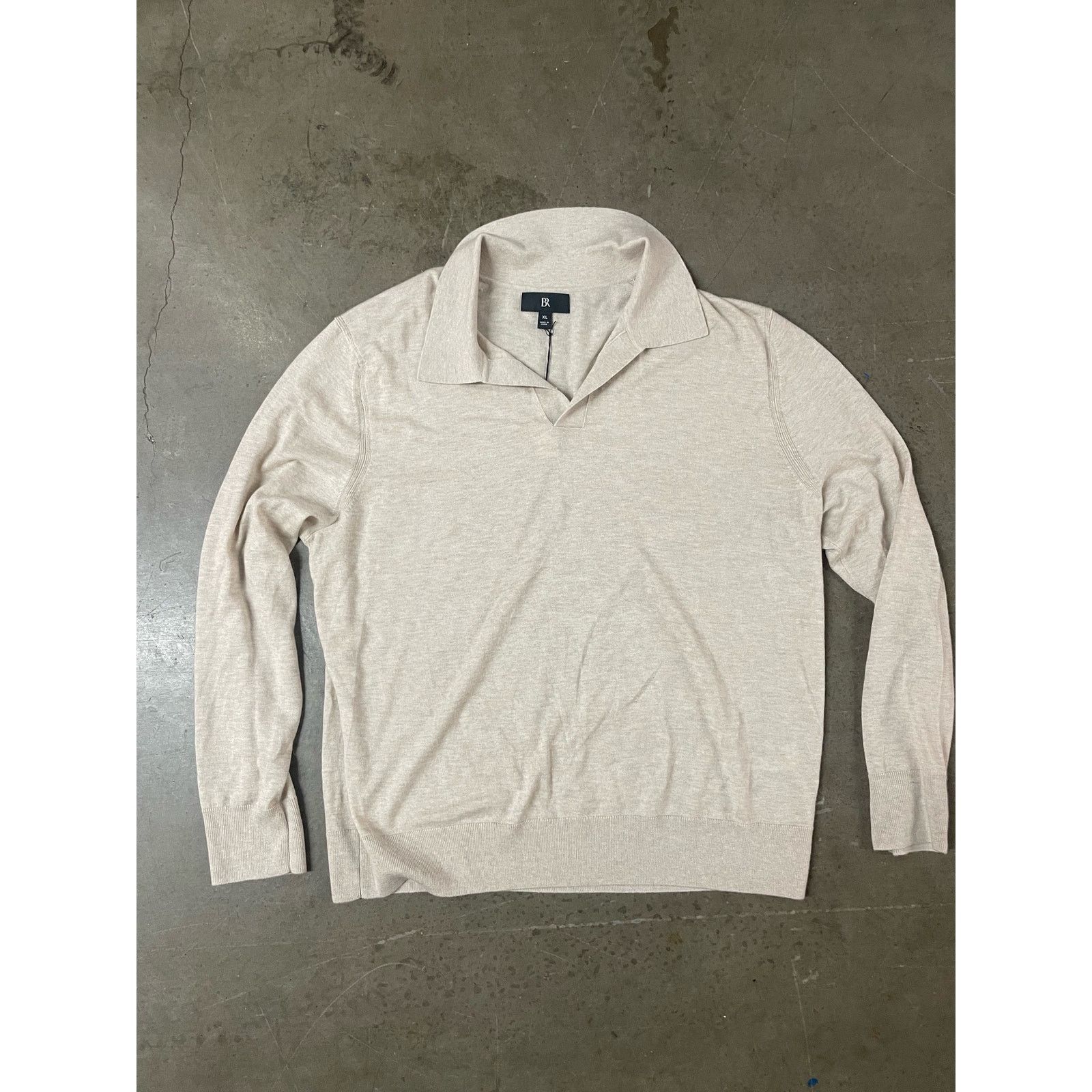 Banana Republic Banana Republic- STOKKE CASHMERE-SILK / oatmeal / XL / NWT Size US XL / EU 56 / 4 - 2 Thumbnail